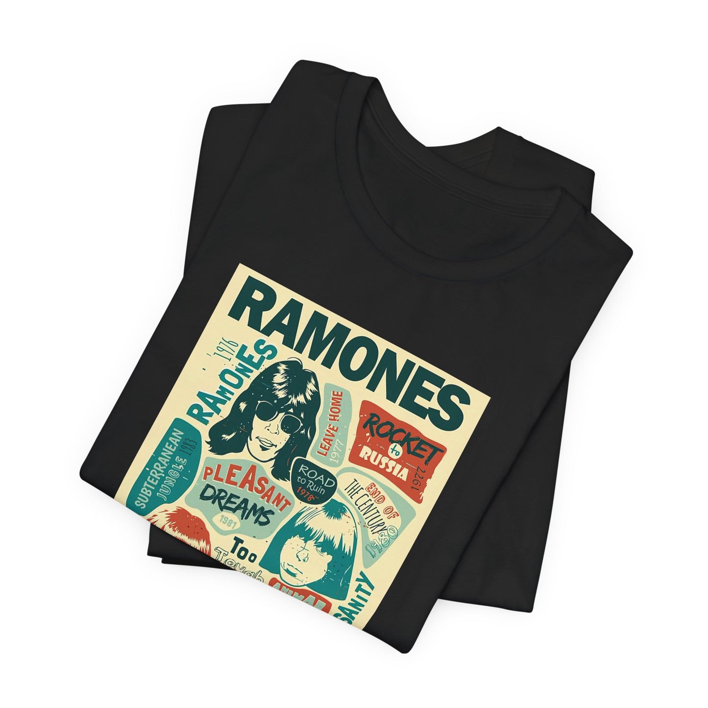 Ramones Songs and Albums T-shirt