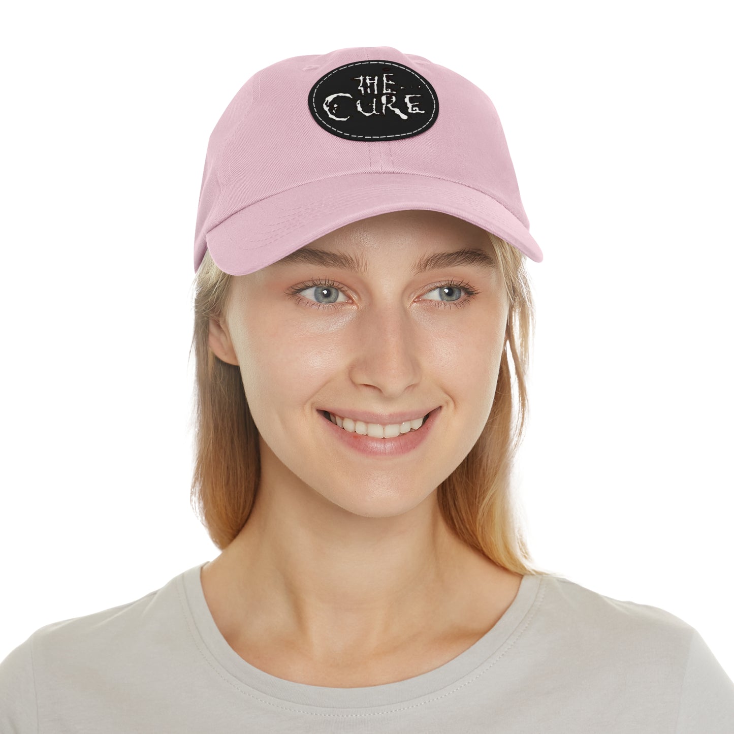 The Cure Baseball Cap - Cure Ball Cap - Unisex The Cure Gift - Leather Patch The Cure Dad Cap - Goth Gift
