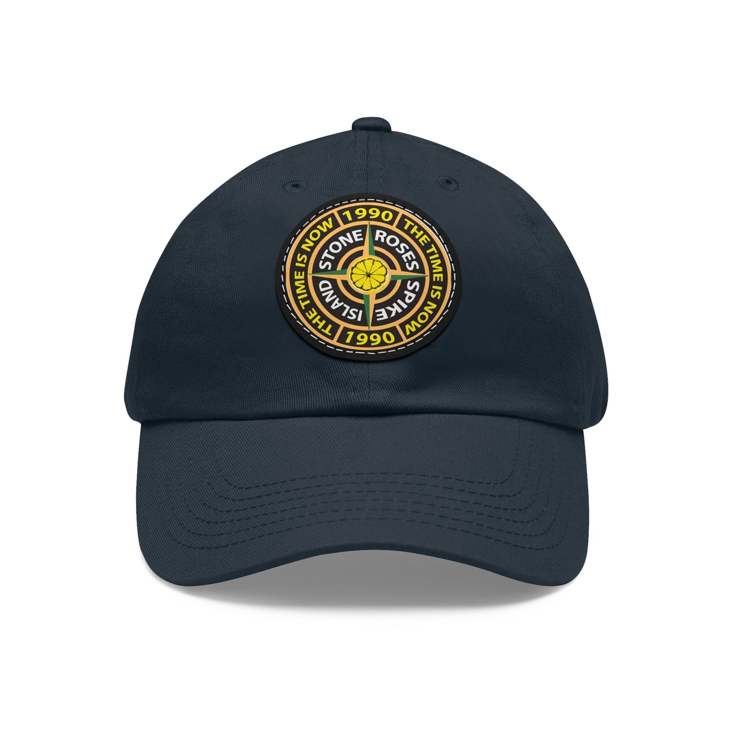Stone Roses Spike Island Leather Patch Dad Cap