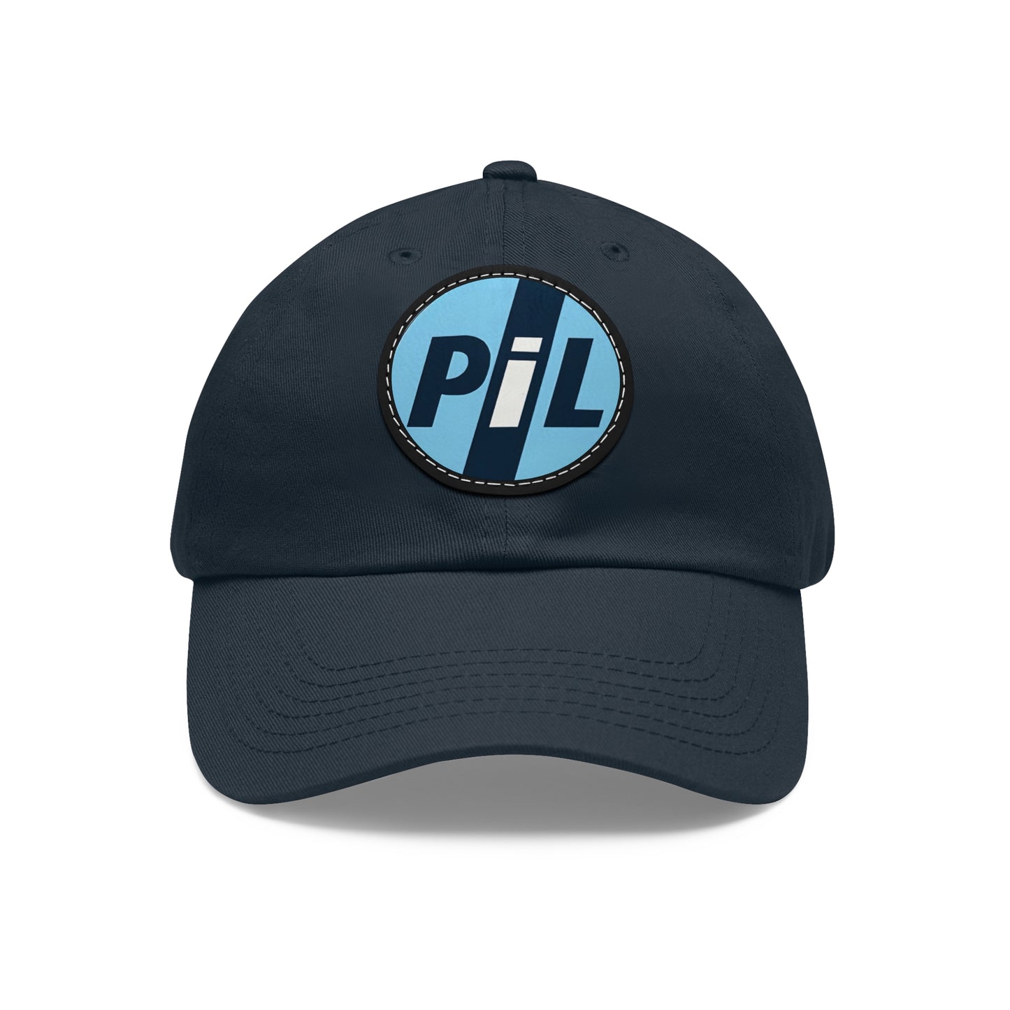 Public Image Ltd PiL Leather Patch Dad Cap