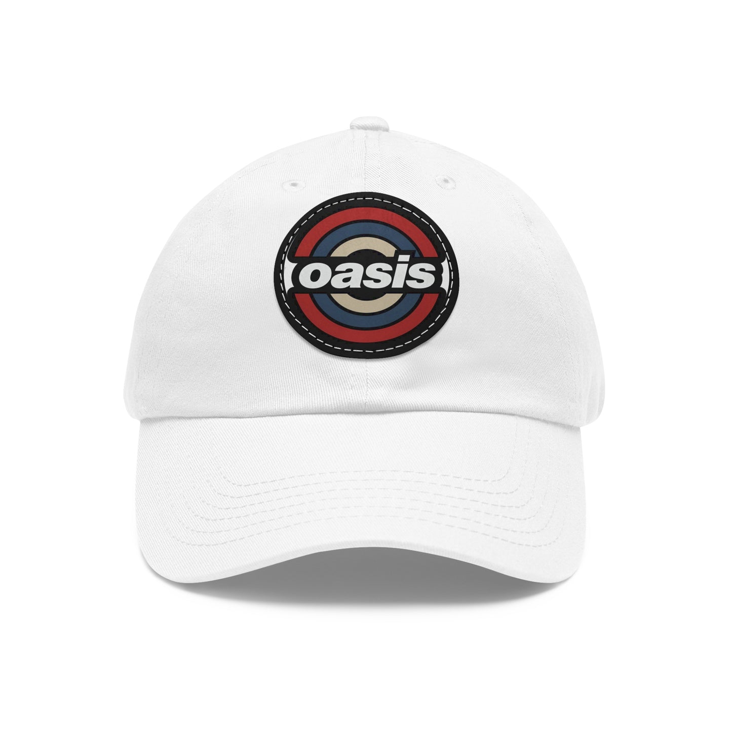 Oasis Logo Dad Cap with Leather Patch