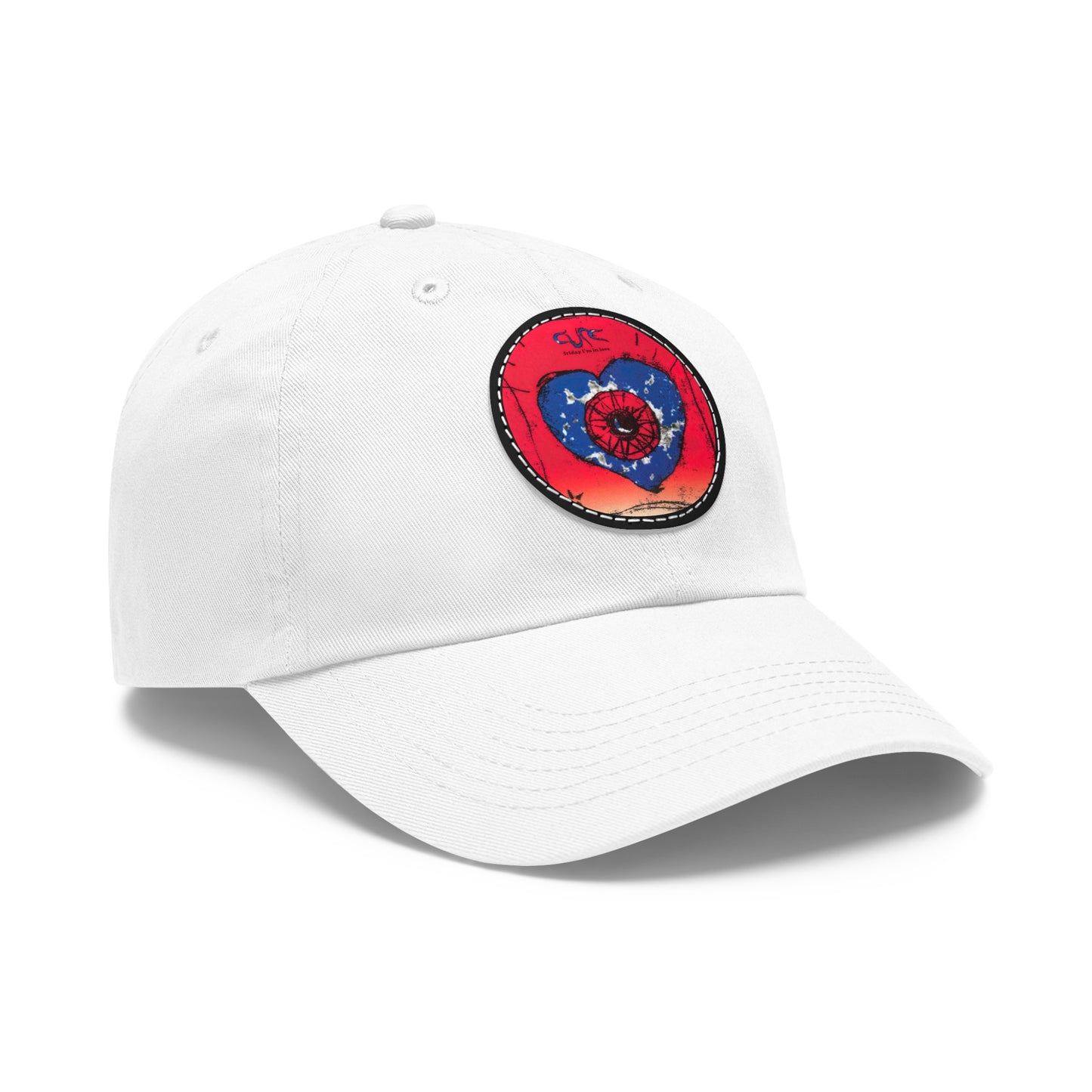 The Cure Leather Patch Dad Cap