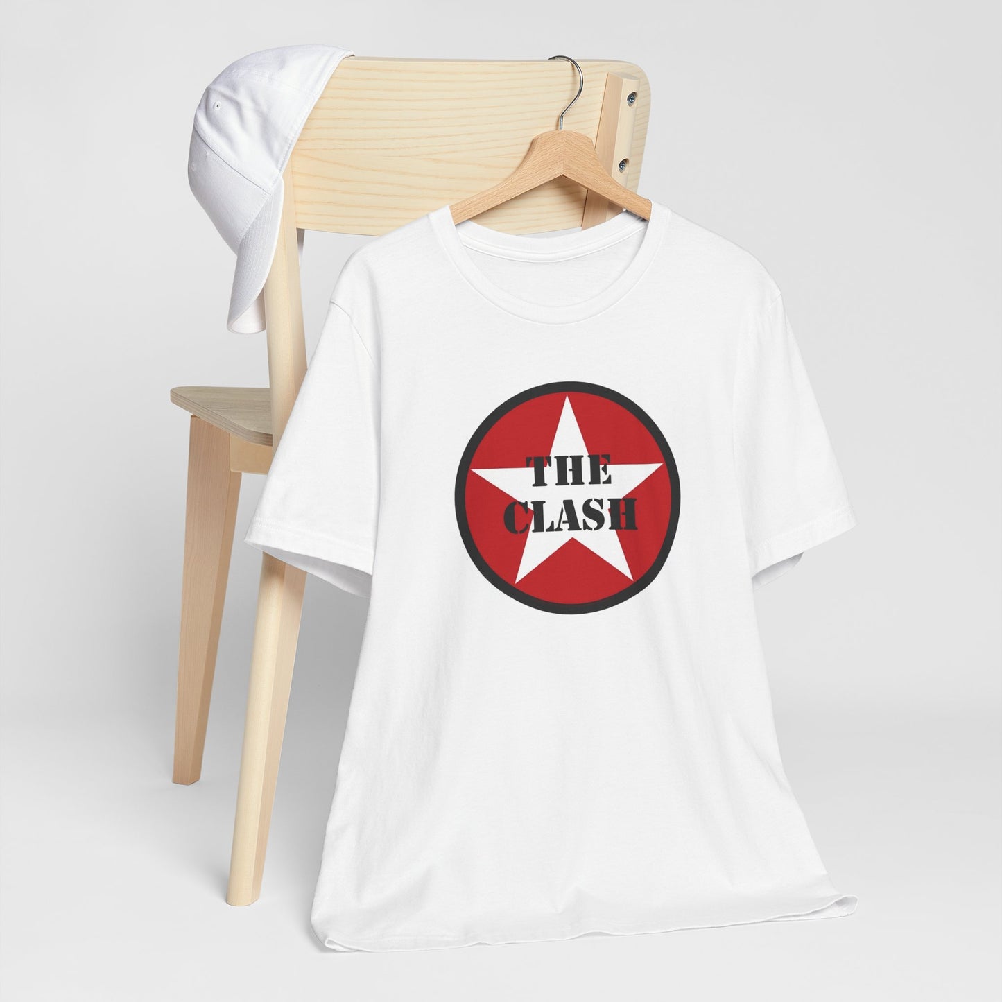 The Clash Logo White Cotton T-shirt