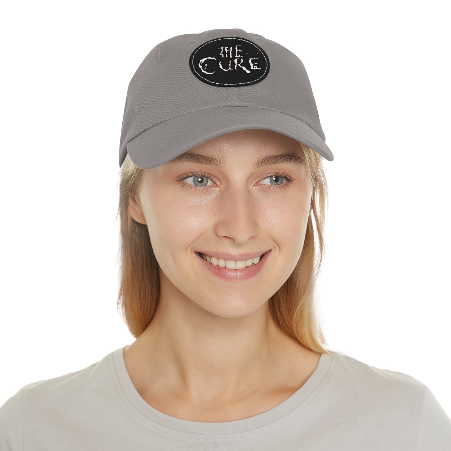 The Cure Baseball Cap - Cure Ball Cap - Unisex The Cure Gift - Leather Patch The Cure Dad Cap - Goth Gift