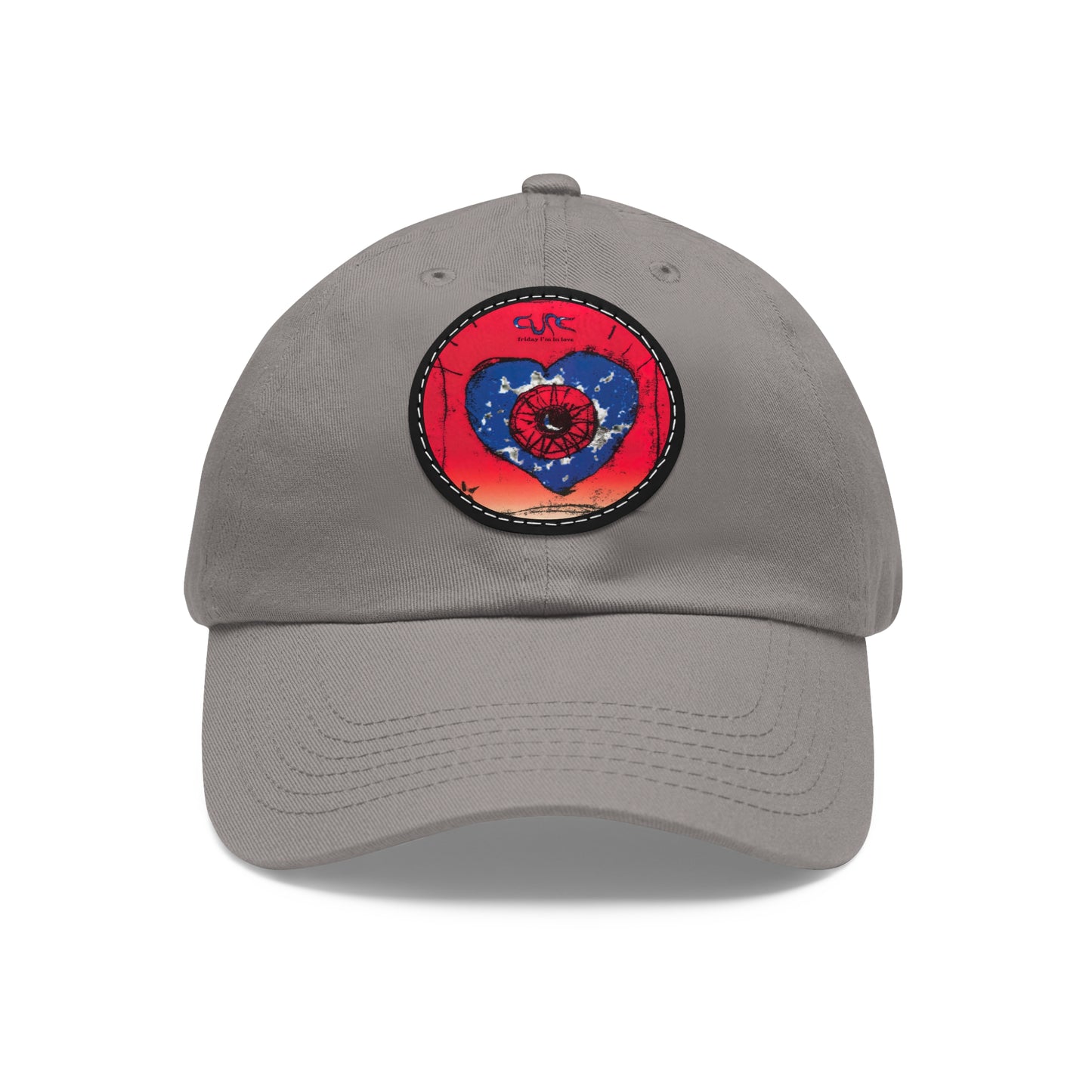The Cure Leather Patch Dad Cap