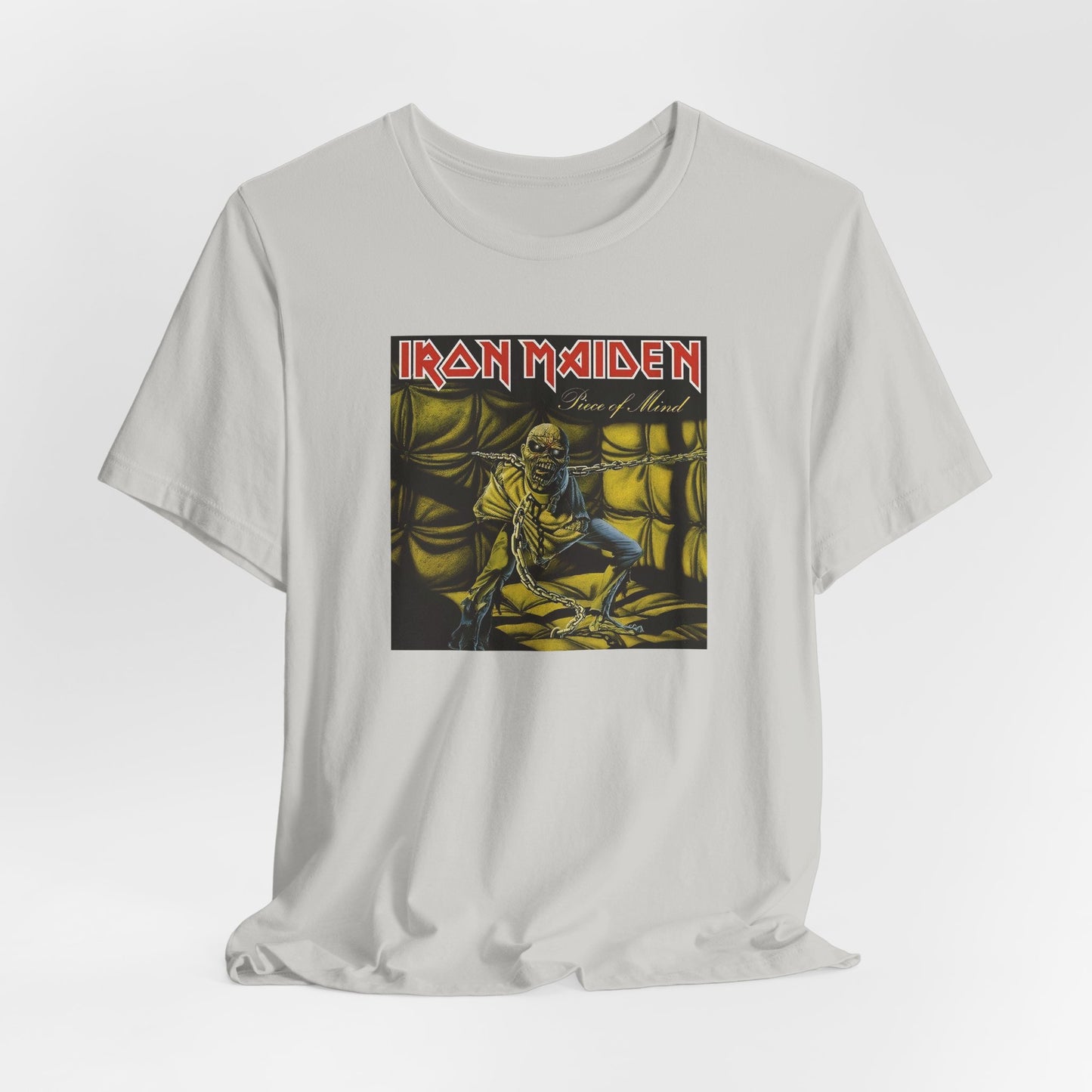 Iron Maiden Piece of Mind T-shirt - Vintage Cotton Iron Maiden Piece of Mind Shirt - Iron Maiden Graphic Band Print Tee