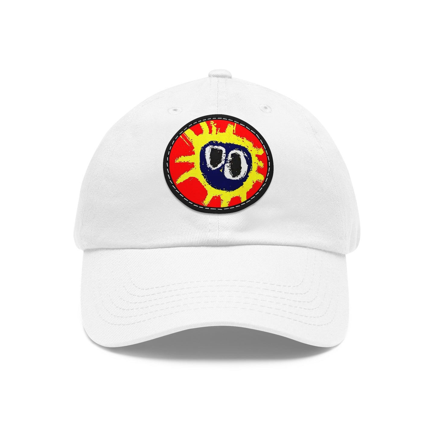 Primal Scream Screamadelica Leather Patch Dad Cap
