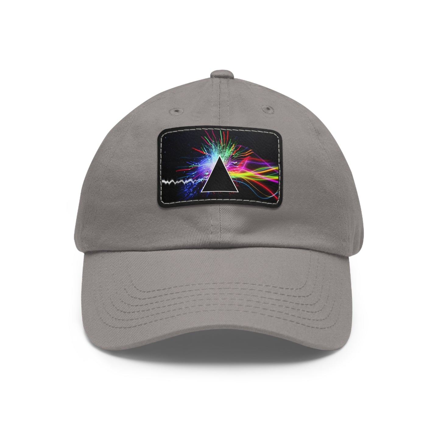 Pink Floyd Alternative Dark Side of the Moon Leather Patch Dad Cap