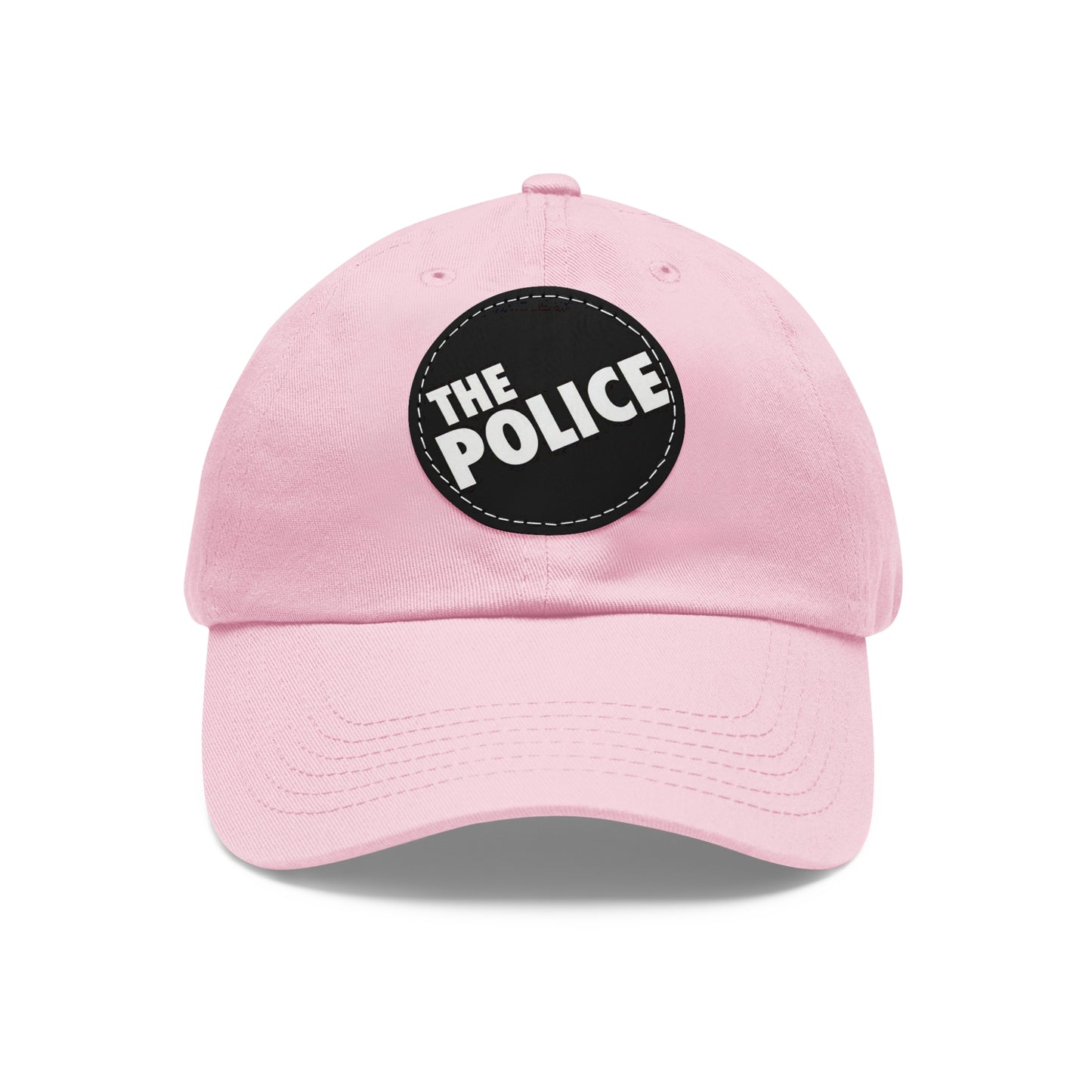 The Police Logo Leather Patch Dad Cap