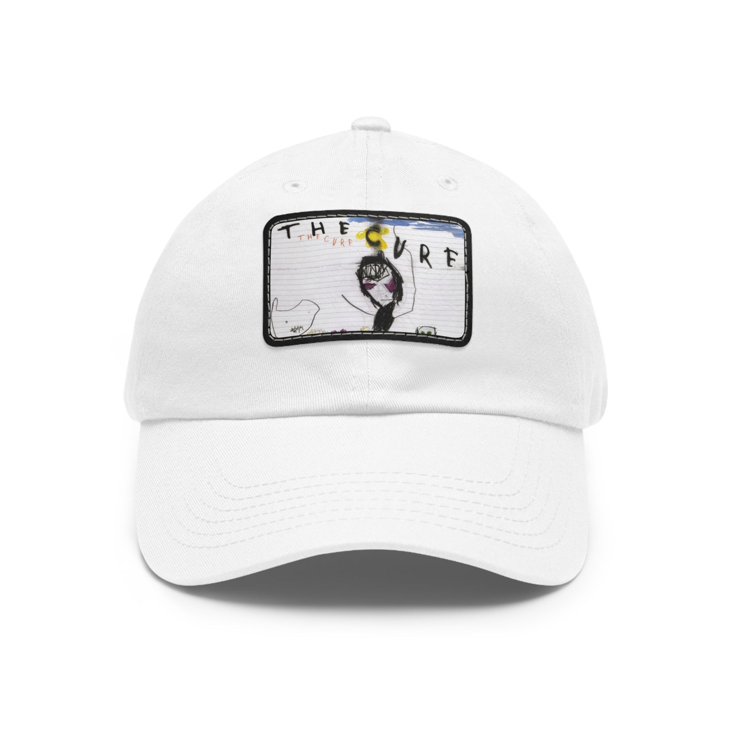 The Cure Leather Patch Dad Cap