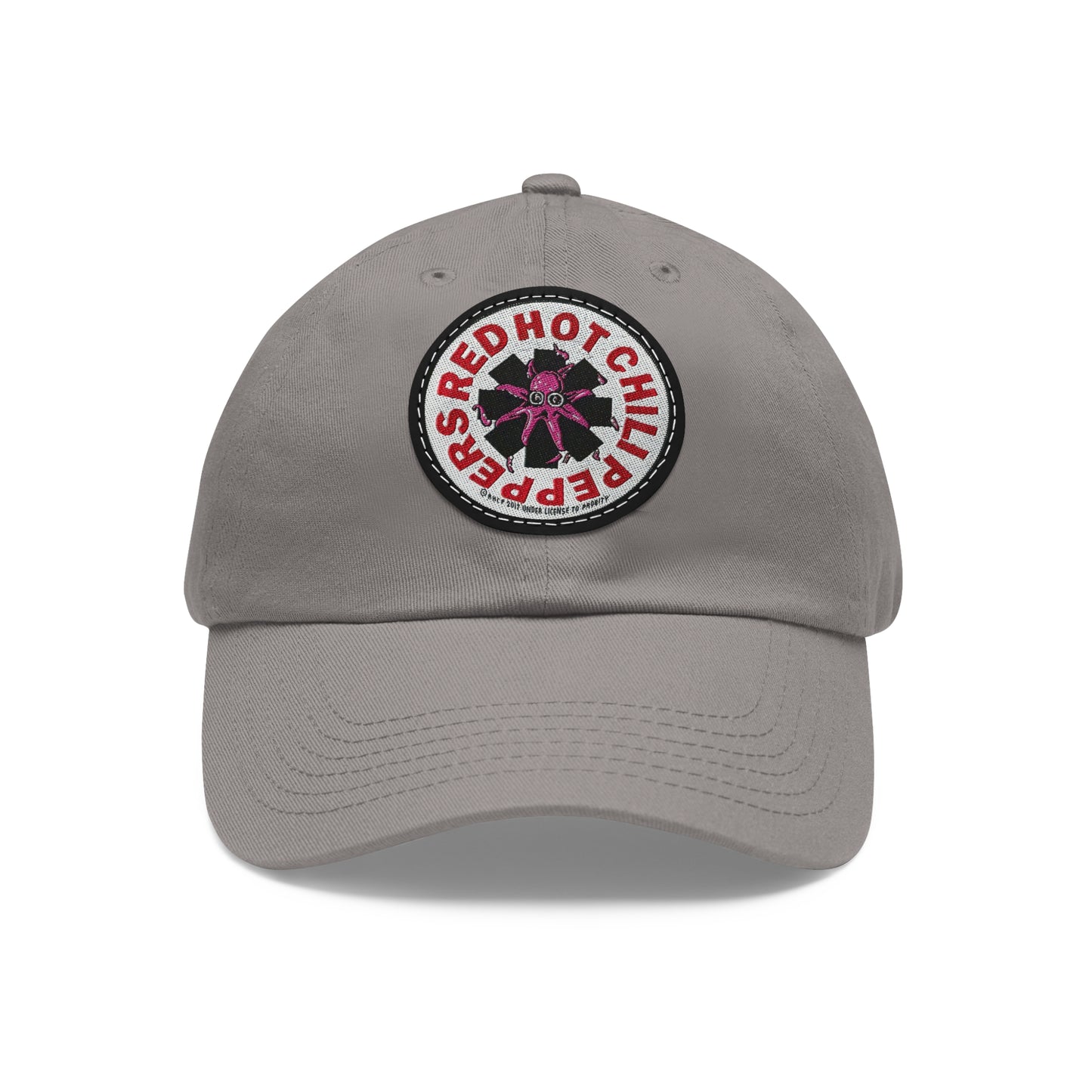 Red Hot Chili Peppers Logo Leather Patch Dad Cap
