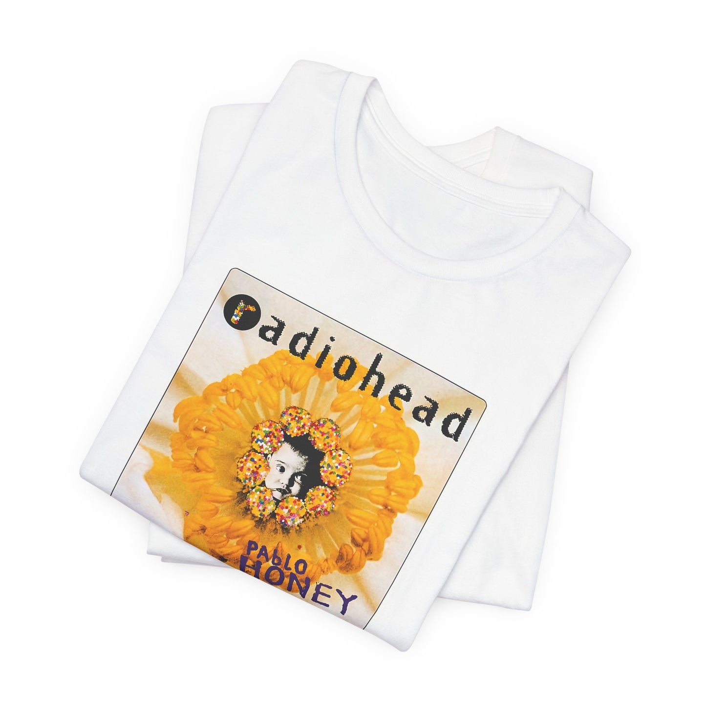 Radiohead T shirt - Radiohead Pablo Honey shirt - Radiohead Gift - Short Sleeve Cotton Radiohead - Pablo Honey Print Tee