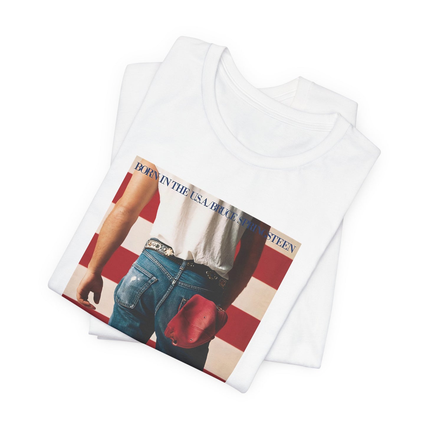 Vintage Bruce Springsteen 'Born in the USA' Unisex T-Shirt - Bruce Springsteen Born in the USA Cotton Shirt - Bruce Springsteen Gift - Eco-Friendly Premium Tee