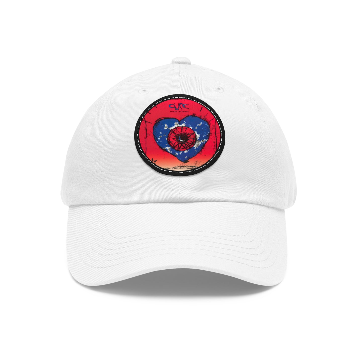 The Cure Leather Patch Dad Cap