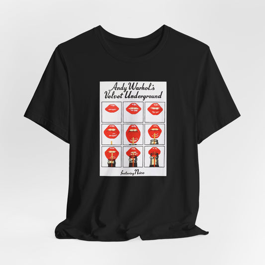 Andy Warhol Velvet Underground Lips Shirt
