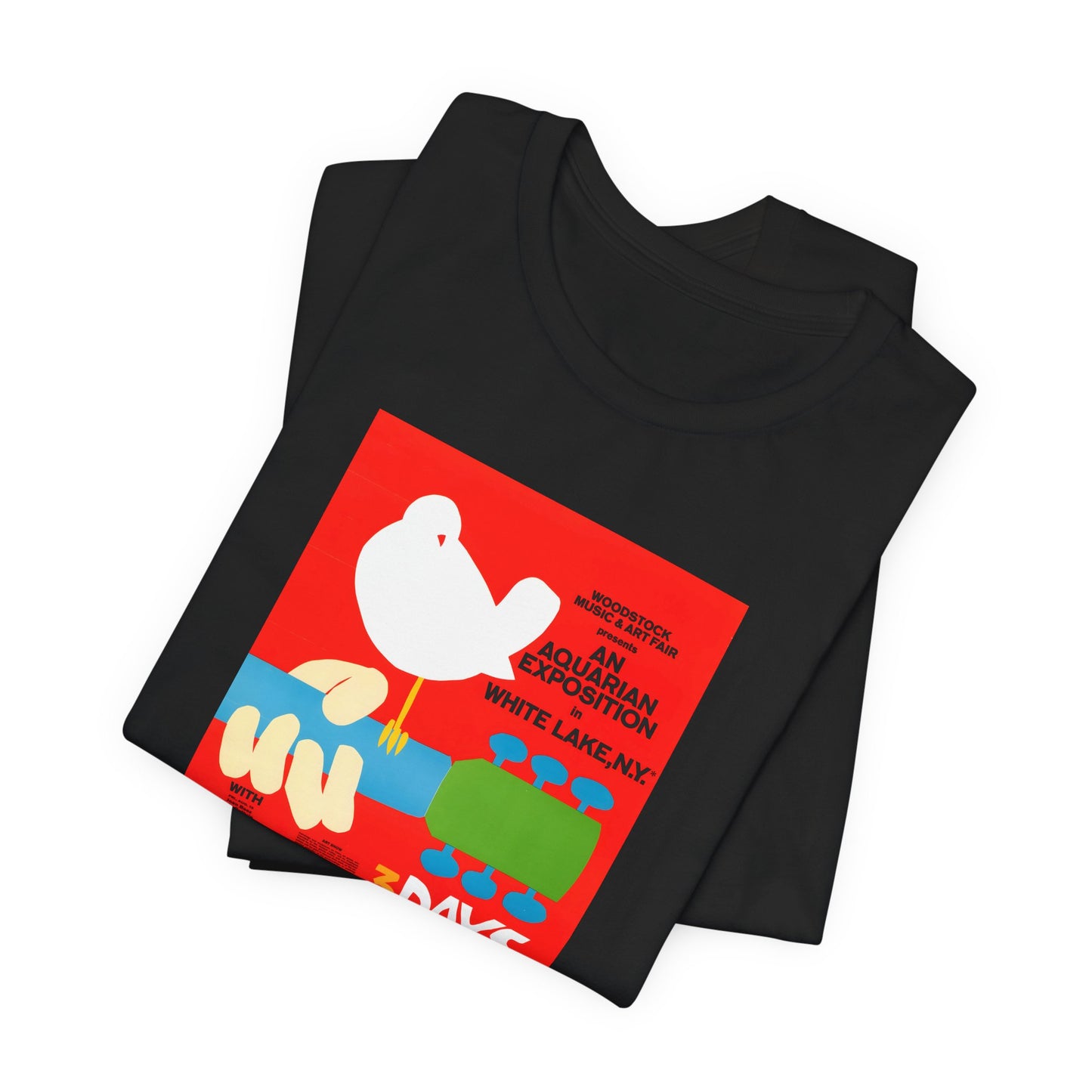 Woodstock Vintage 1969 Festival Shirt - Collectors Woodstock Original Print 1969 T-shirt - Woodstock Gift - Unisex Woodstock Tee