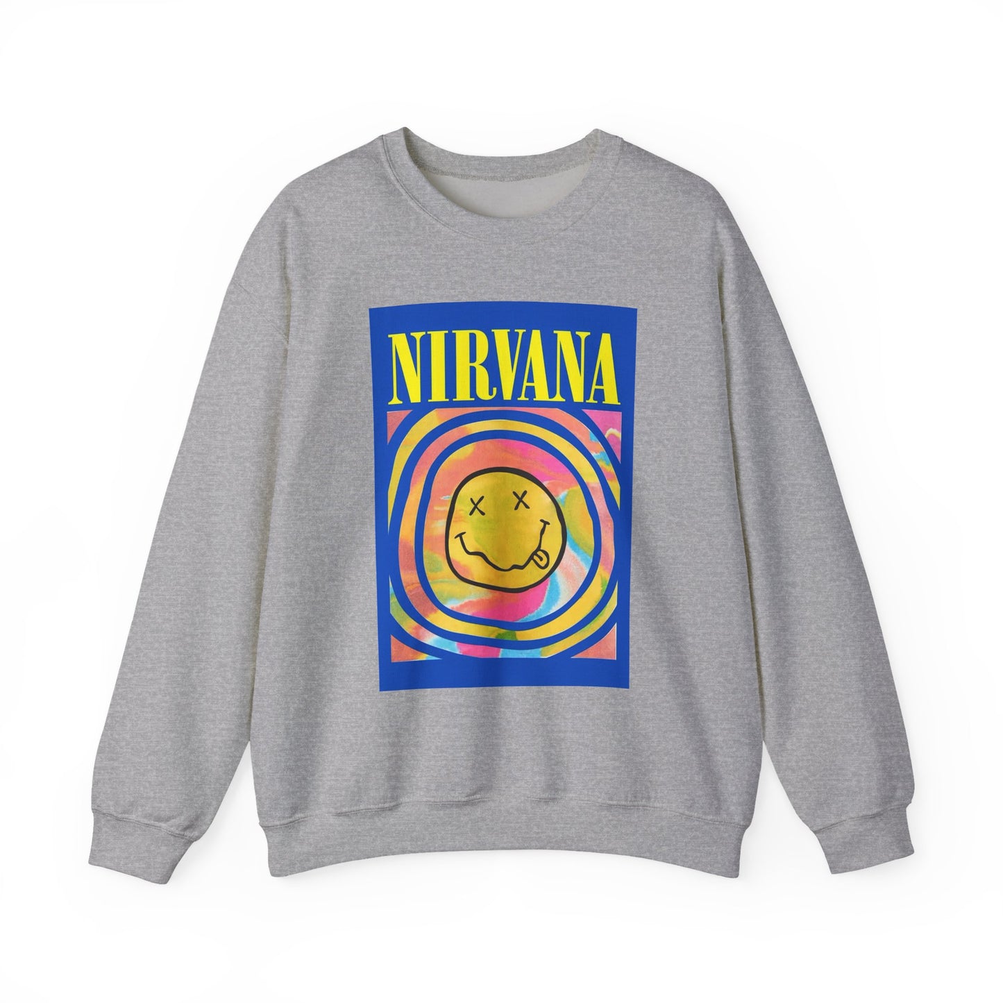 Nirvana Smiley Face Sweatshirt