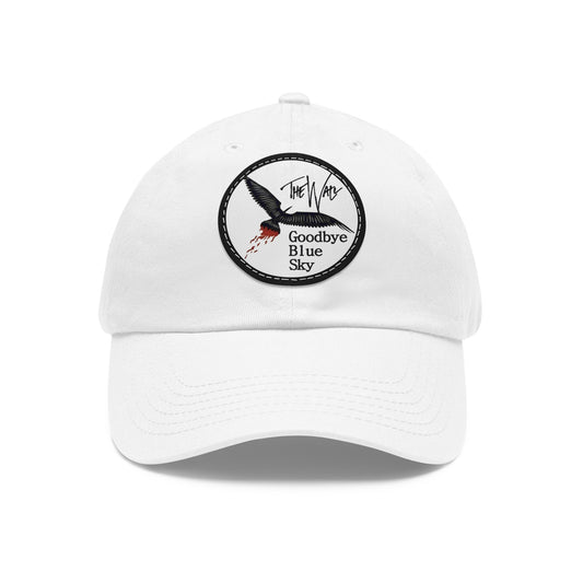 Pink Floyd The Wall Goodbye Blue Sky Leather Patch Dad Cap