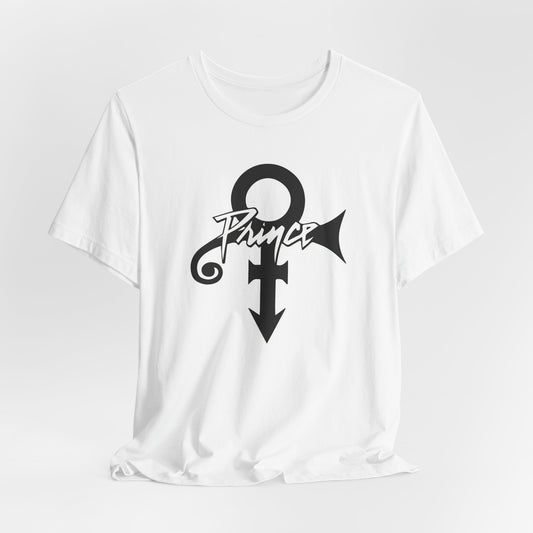 White Cotton Prince Logo T-shirt