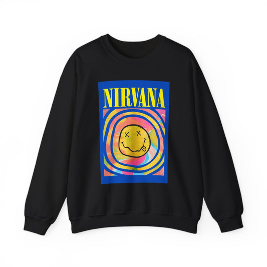 Nirvana Smiley Face Sweatshirt