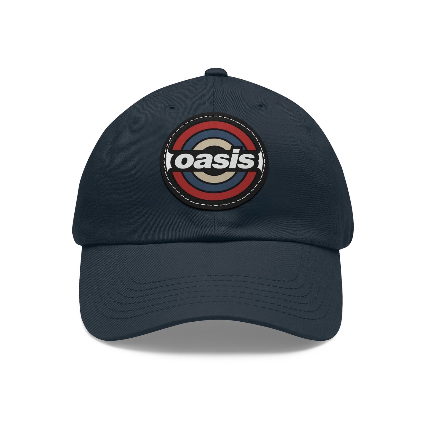 Oasis Logo Dad Cap with Leather Patch