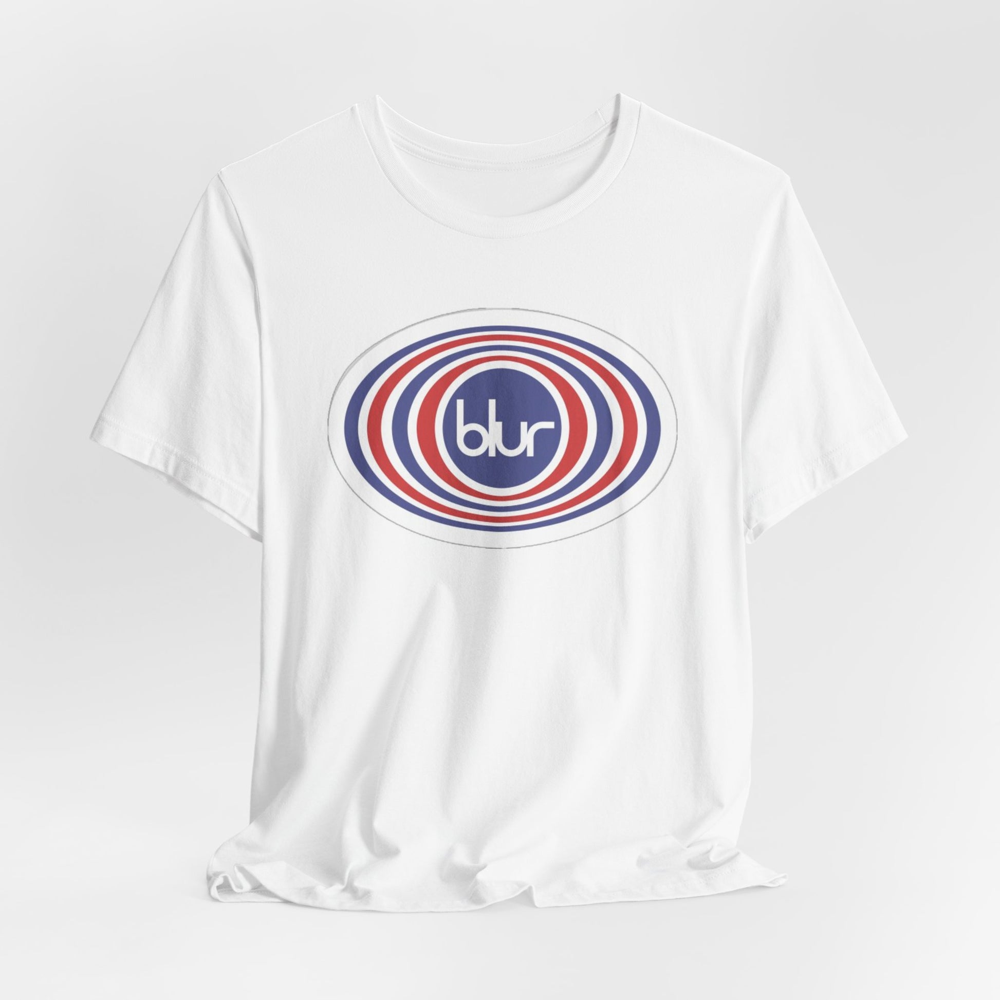 Blur White Cotton Tee