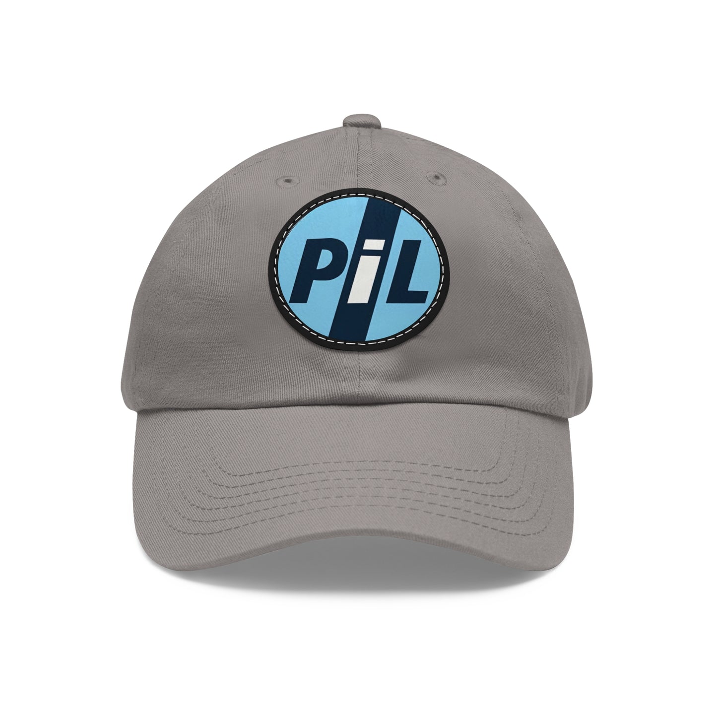 Public Image Ltd PiL Leather Patch Dad Cap