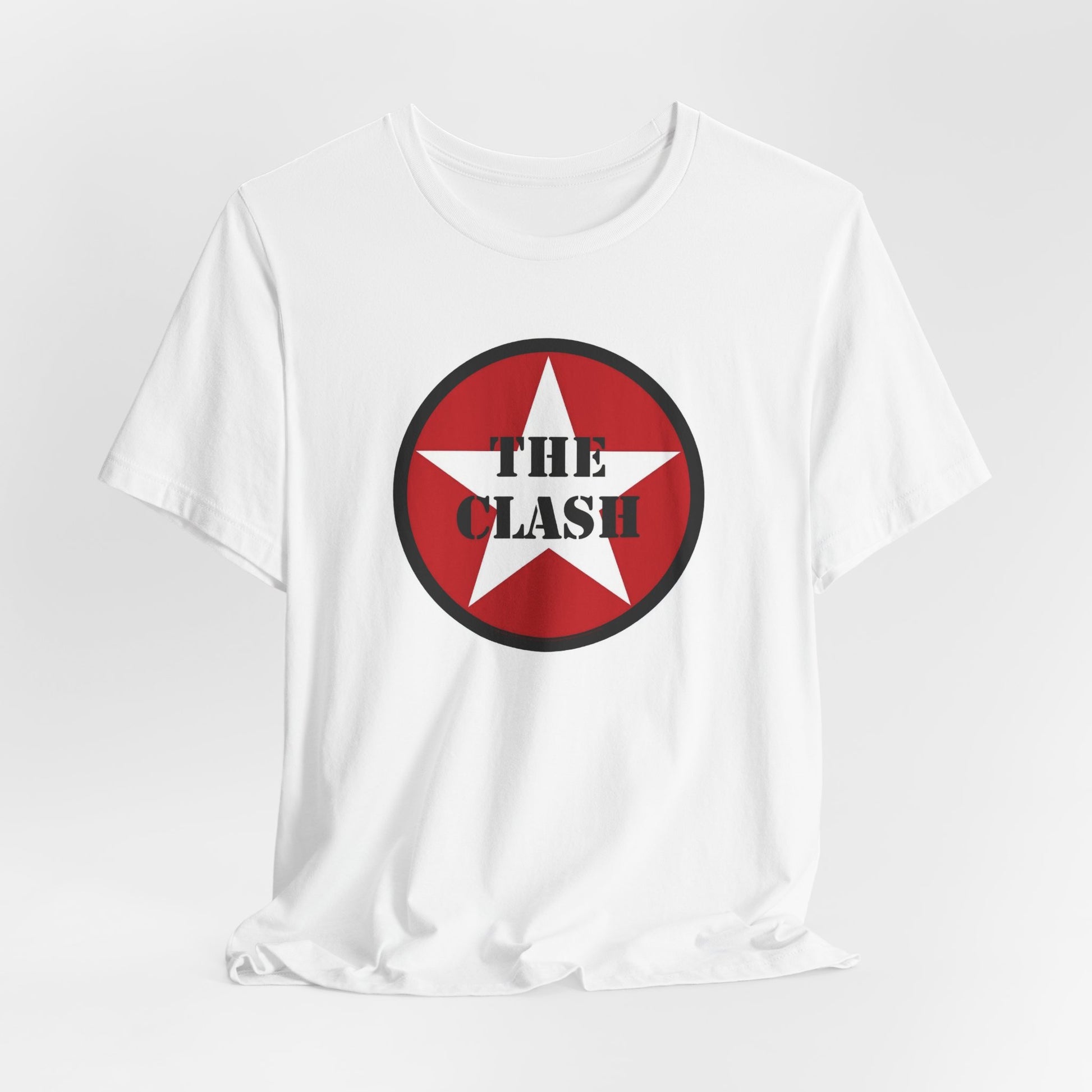 The Clash Logo White Cotton T-shirt
