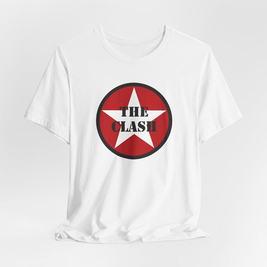 The Clash Logo White Cotton T-shirt