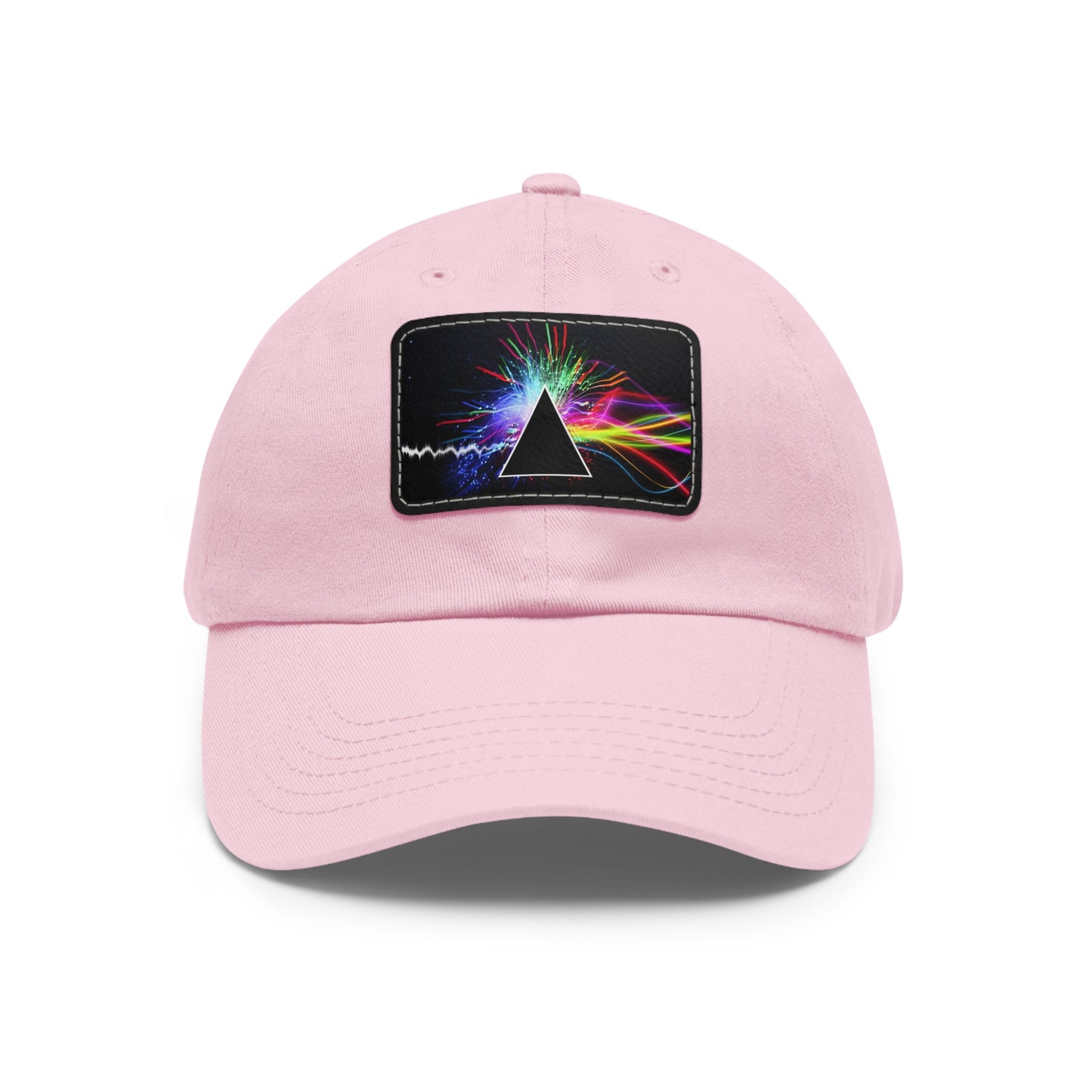 Pink Floyd Alternative Dark Side of the Moon Leather Patch Dad Cap