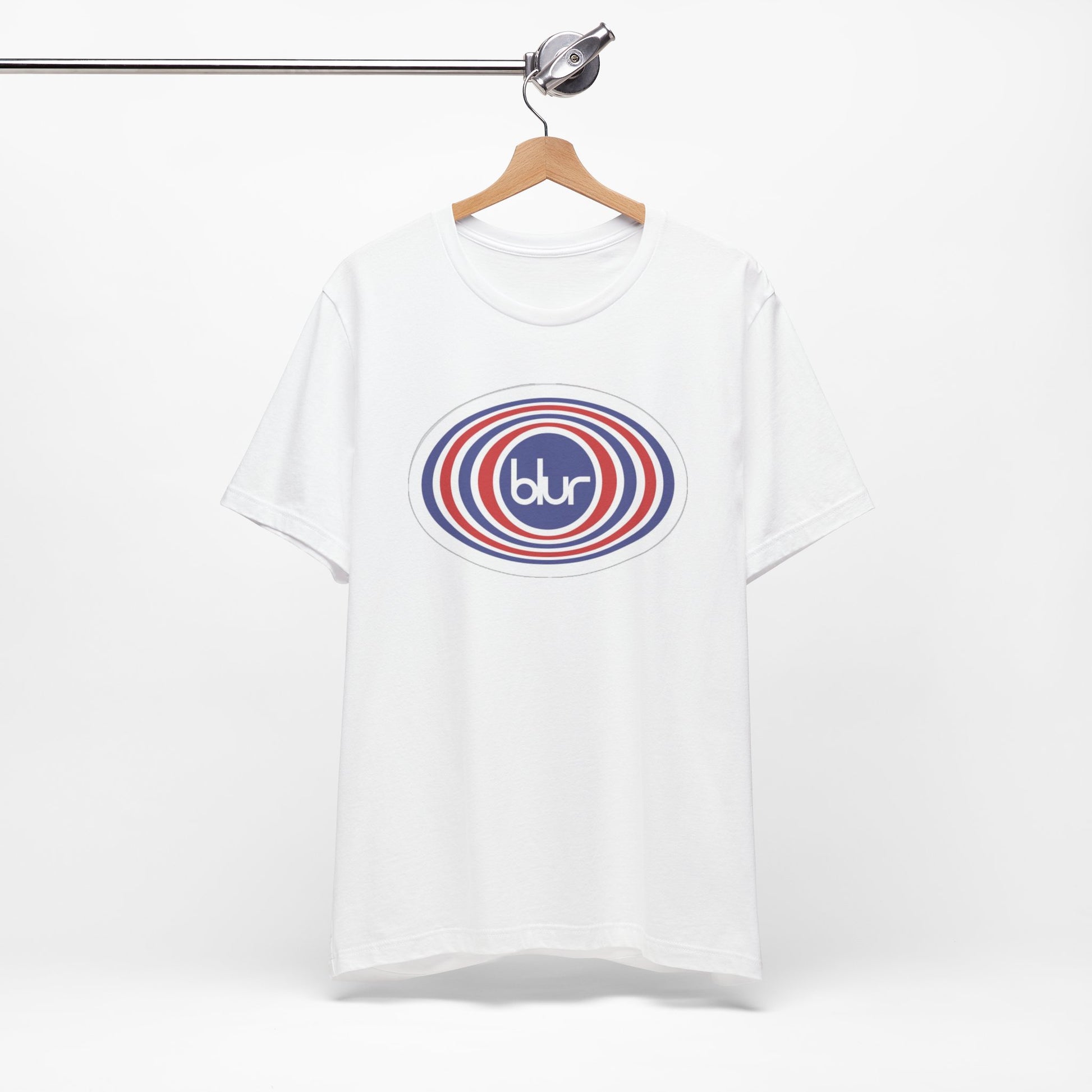 Blur White Cotton Tee