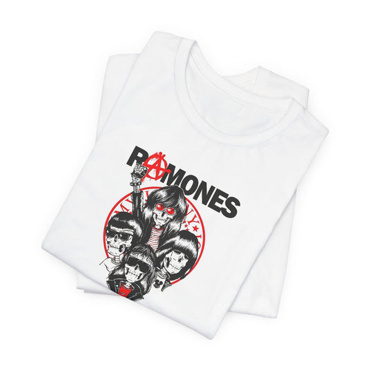 White Cotton Ramones Tee