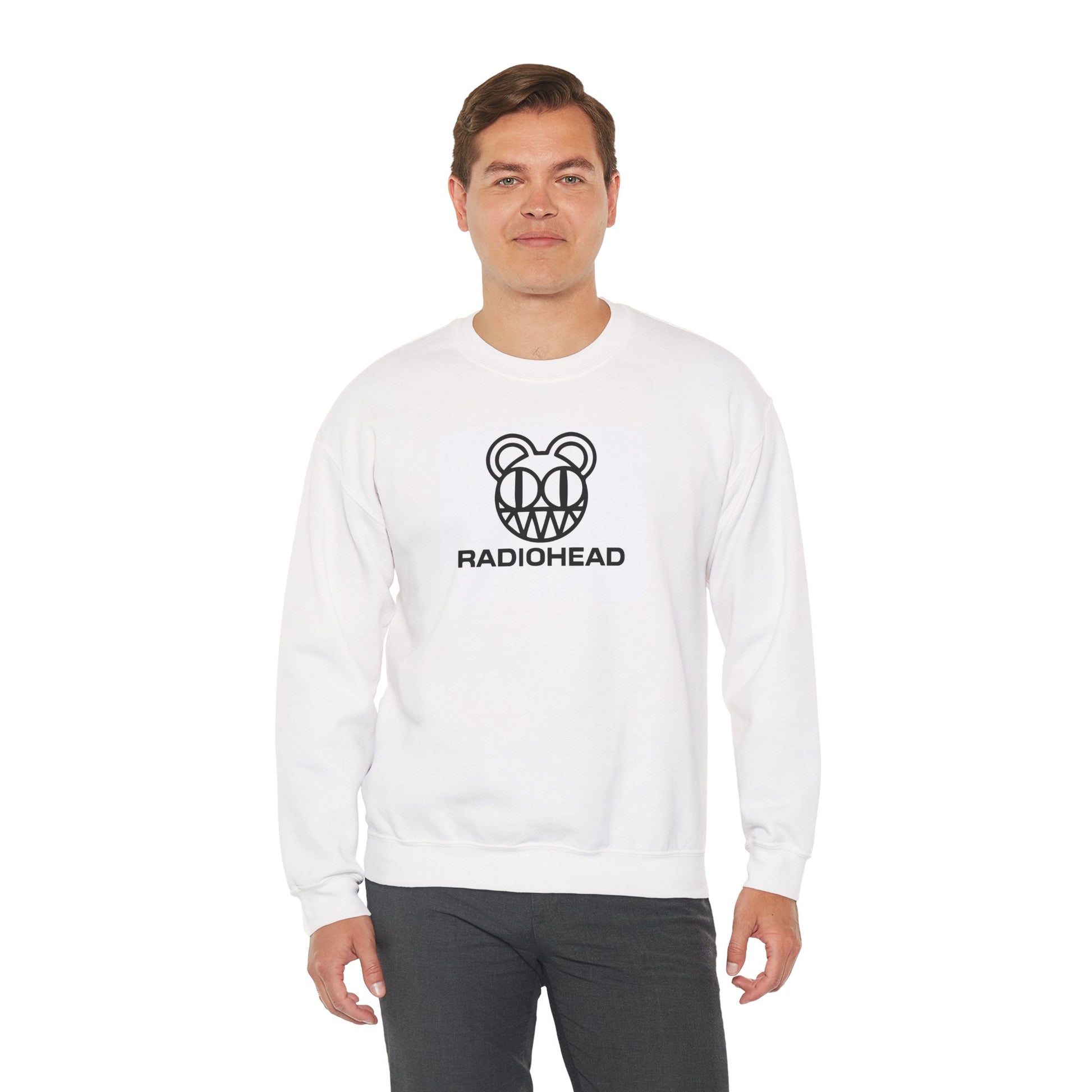 Radiohead Logo White Sweatshirt