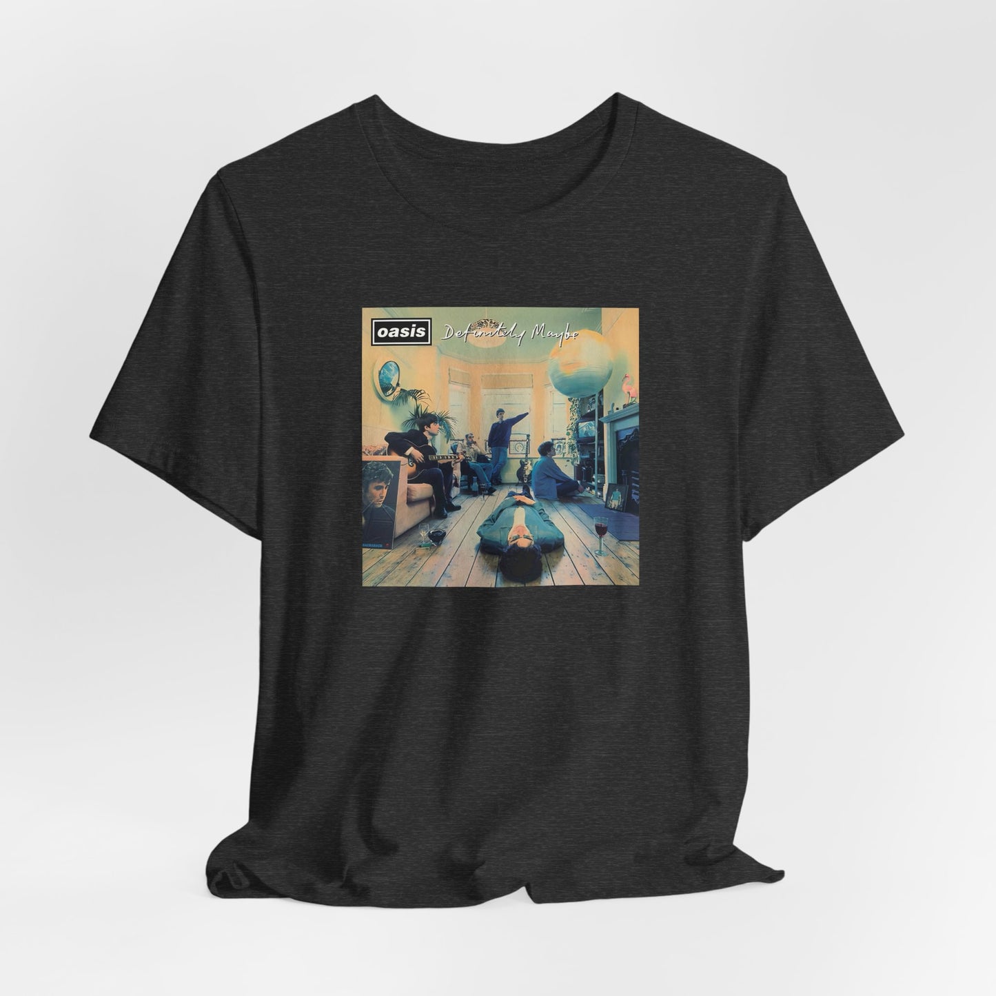 Oasis Definitely Maybe Shirt - Vintage Oasis Unisex Shirt -  Oasis Gift - Oasis Definitely Maybe Logo T Shirt