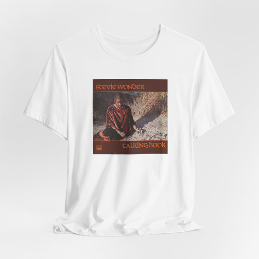 Camiseta del álbum Talking Book de Stevie Wonder - Camiseta unisex de algodón de Stevie Wonder - Camiseta Talking Book de Stevie Wonder - Regalo de Stevie Wonder - Camiseta Soul - Camiseta Funk