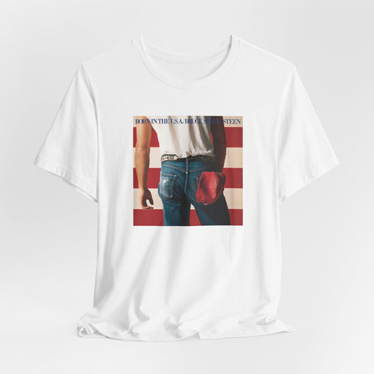Vintage Bruce Springsteen 'Born in the USA' Unisex T-Shirt - Bruce Springsteen Born in the USA Cotton Shirt - Bruce Springsteen Gift - Eco-Friendly Premium Tee