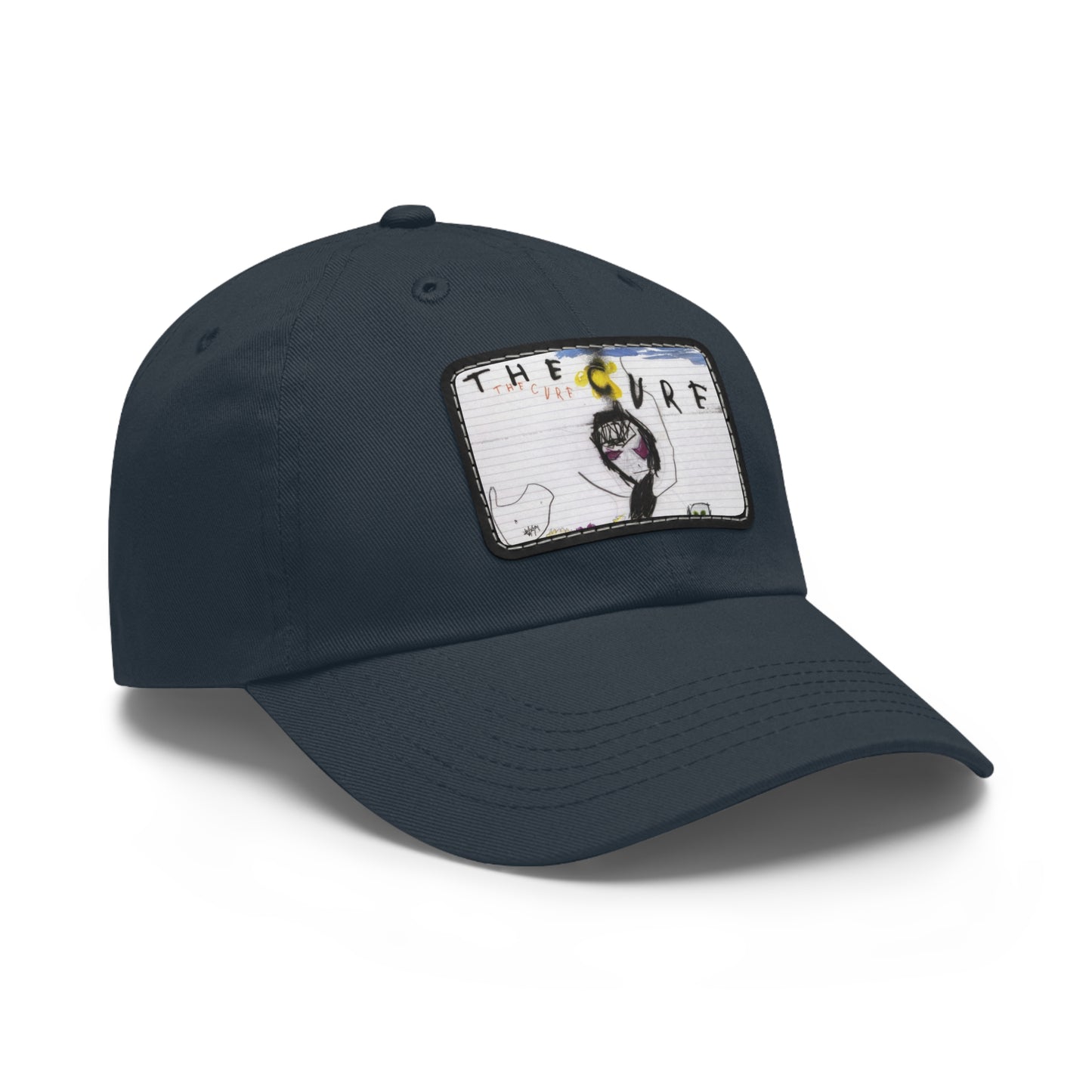 The Cure Leather Patch Dad Cap