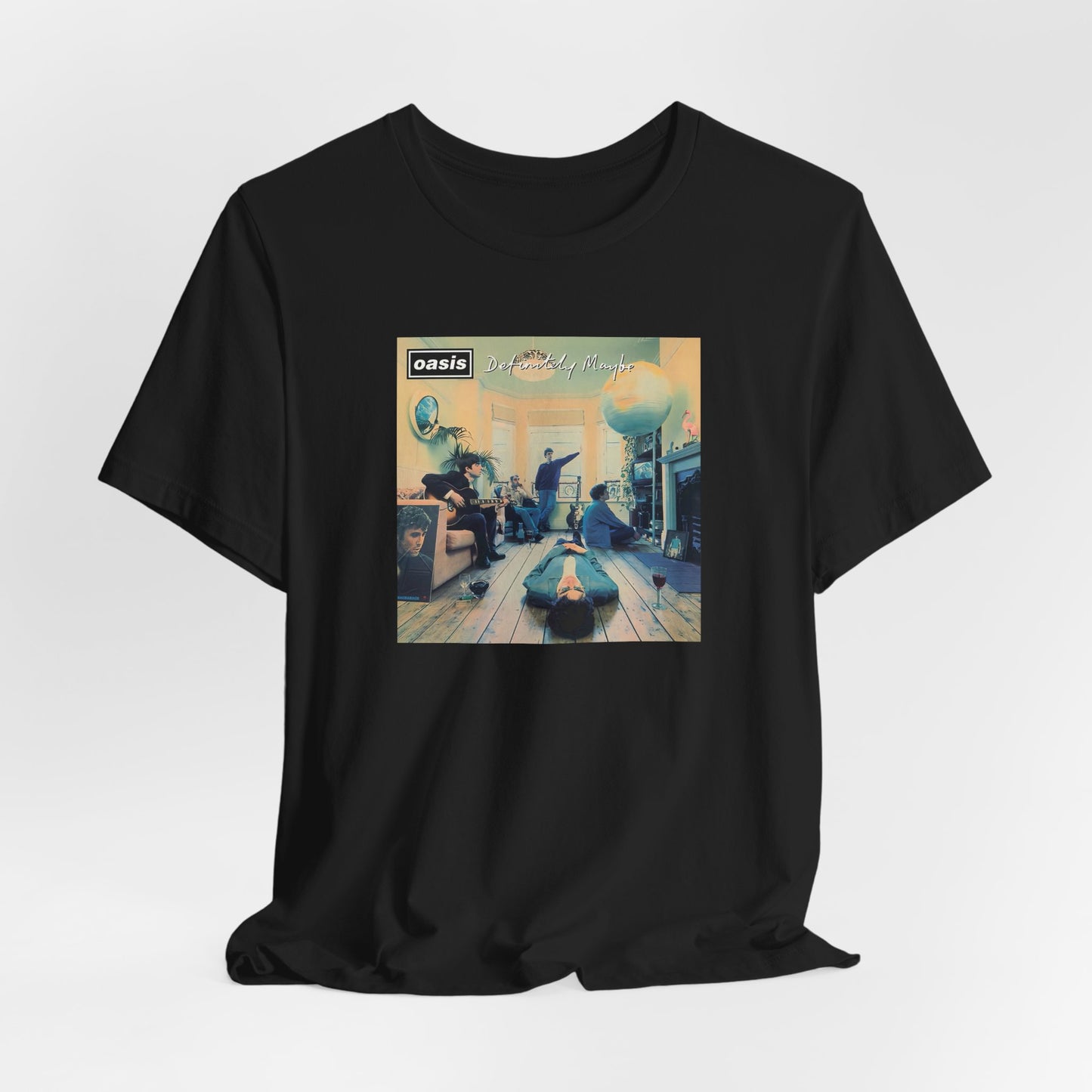Oasis Definitely Maybe Shirt - Vintage Oasis Unisex Shirt -  Oasis Gift - Oasis Definitely Maybe Logo T Shirt