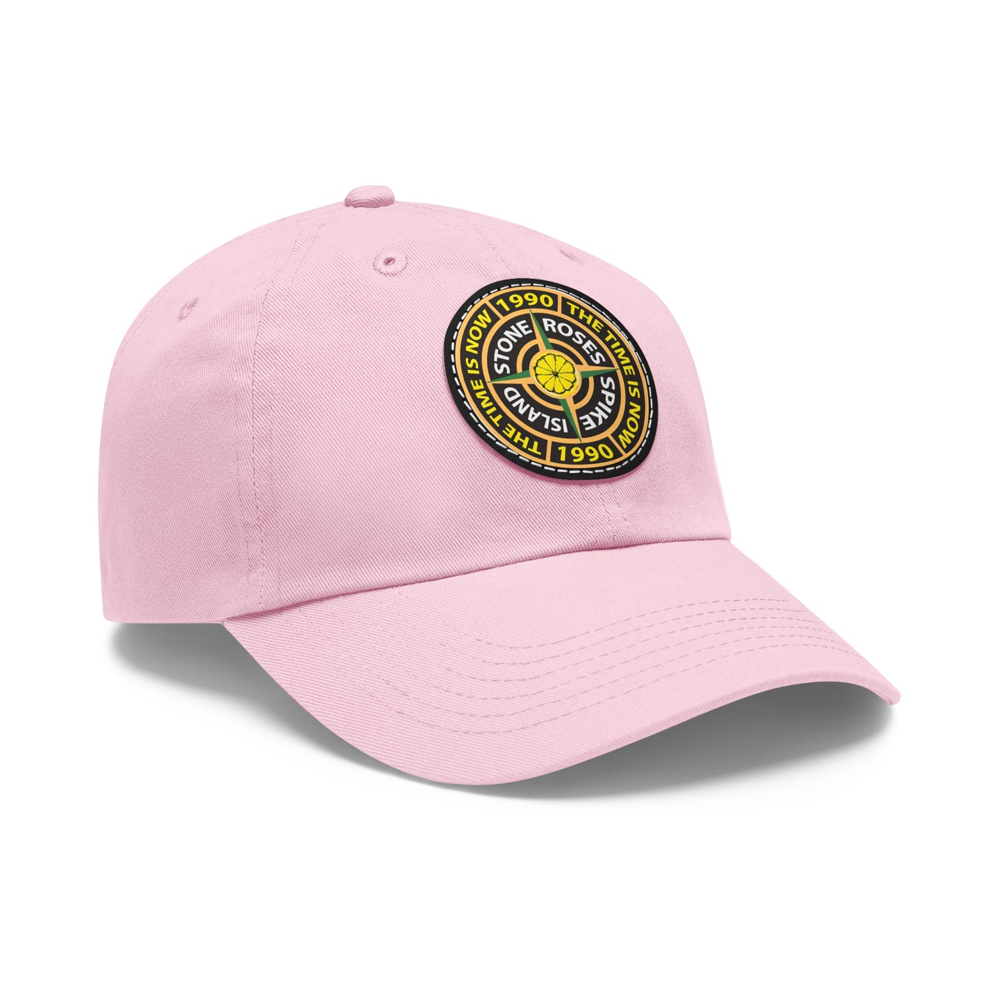 Stone Roses Spike Island Leather Patch Dad Cap
