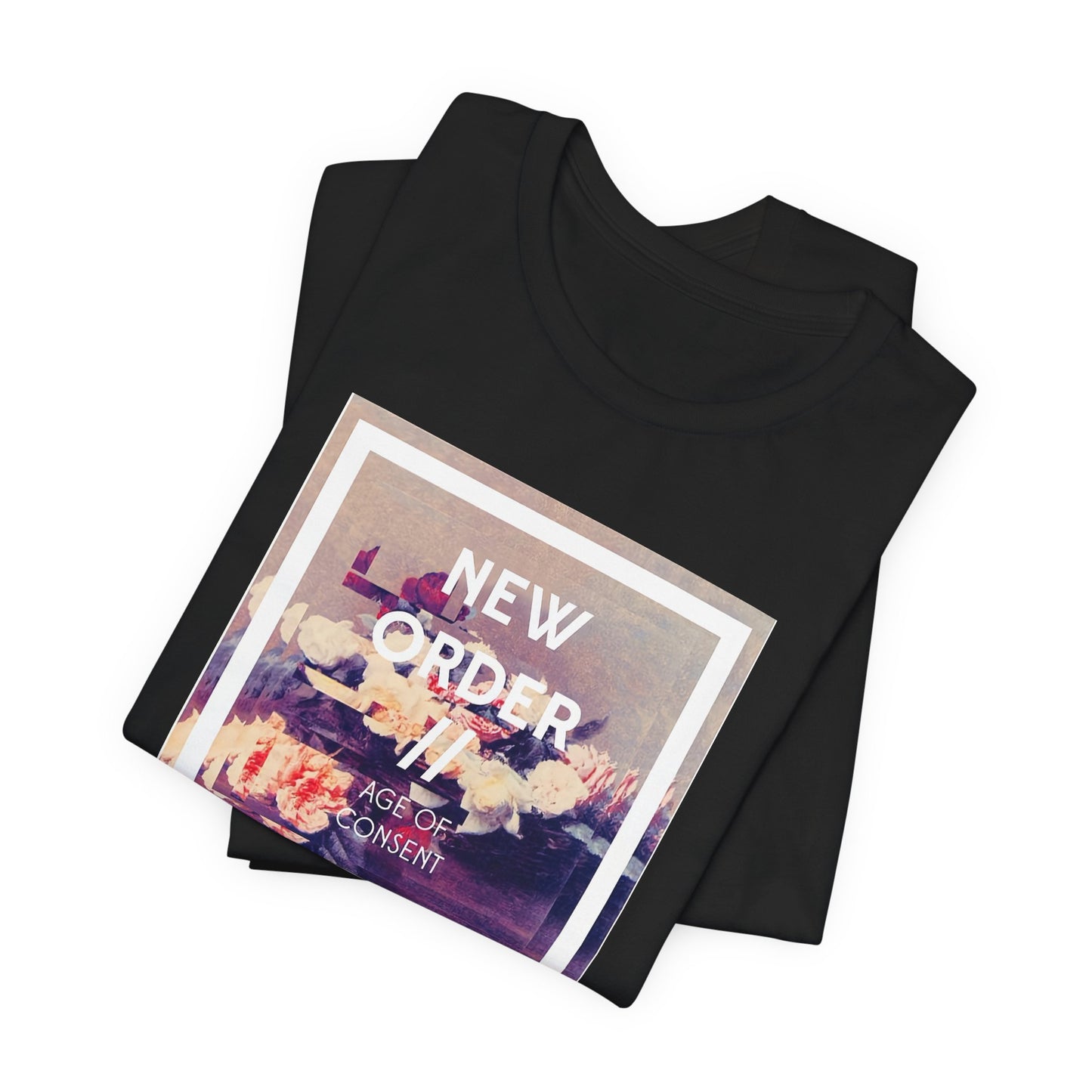 New Order Shirt - Cotton New Order Age of Consent T-shirt - New Order Gift - Vintage Unisex New Order Age of Consent Tee- New Order Graphic Band Print