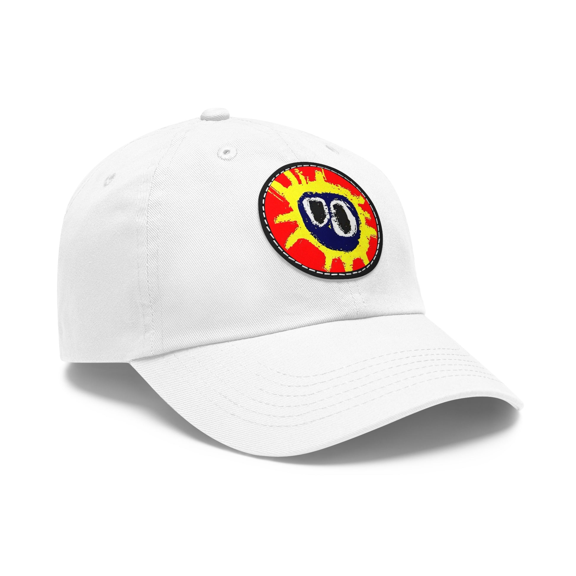 Primal Scream Screamadelica Leather Patch Dad Cap