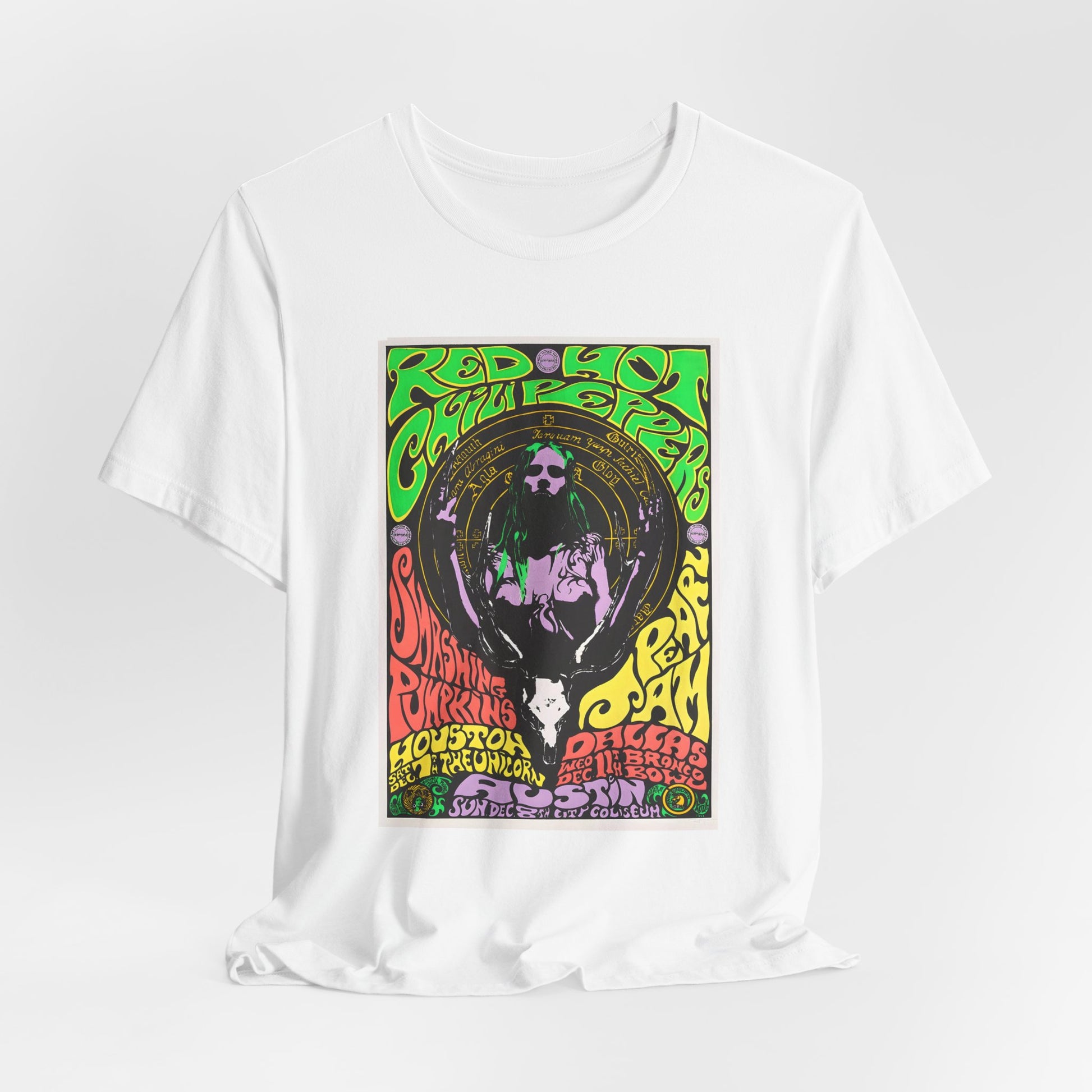 Red Hot Chili Peppers, Smashing Pumpkins, Pearl Jam Tour T-shirt