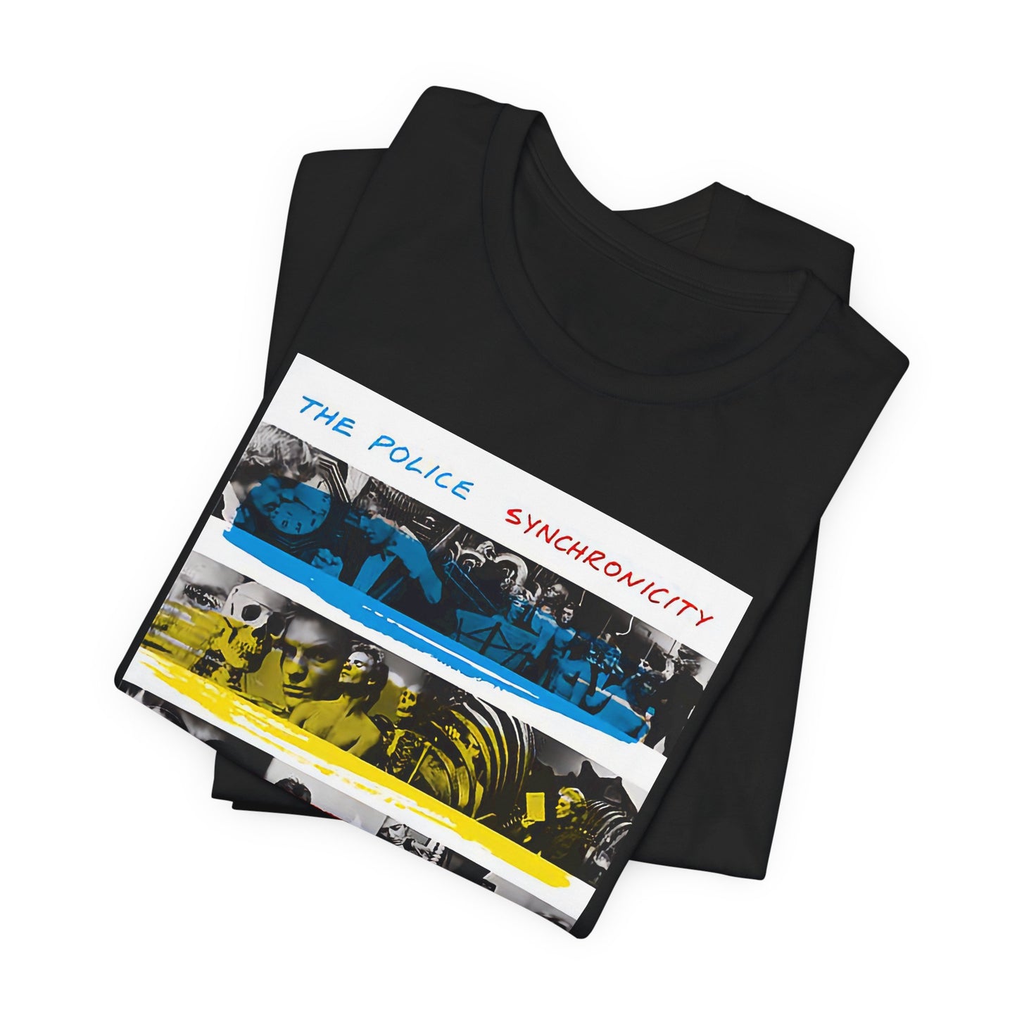 The Police Synchronicity album Cover Shirt, Vintage The Police Synchronicity T-shirt, Unisex The Police Gift, Cotton Short Sleeve The Police Graphic Band Print