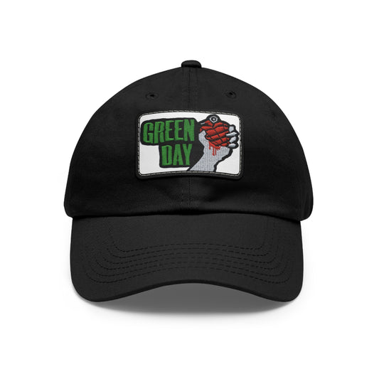 Green Day American Idiot Leather Patch Dad Cap