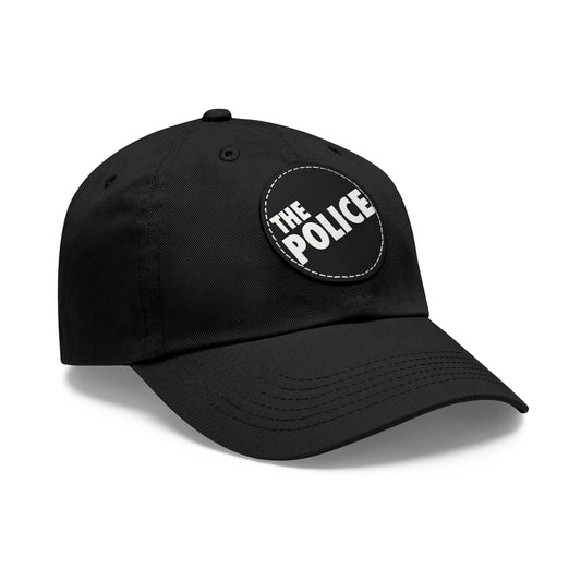The Police Logo Leather Patch Dad Cap