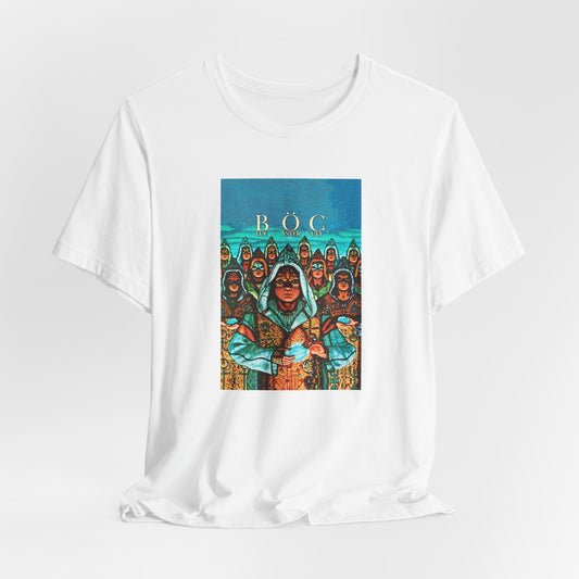 Camiseta Fire of Unknown Origin de Blue Oyster Cult - Camiseta con la portada del álbum de BOC - Regalo de BOC unisex - Camiseta de Fire of Unknown Origin