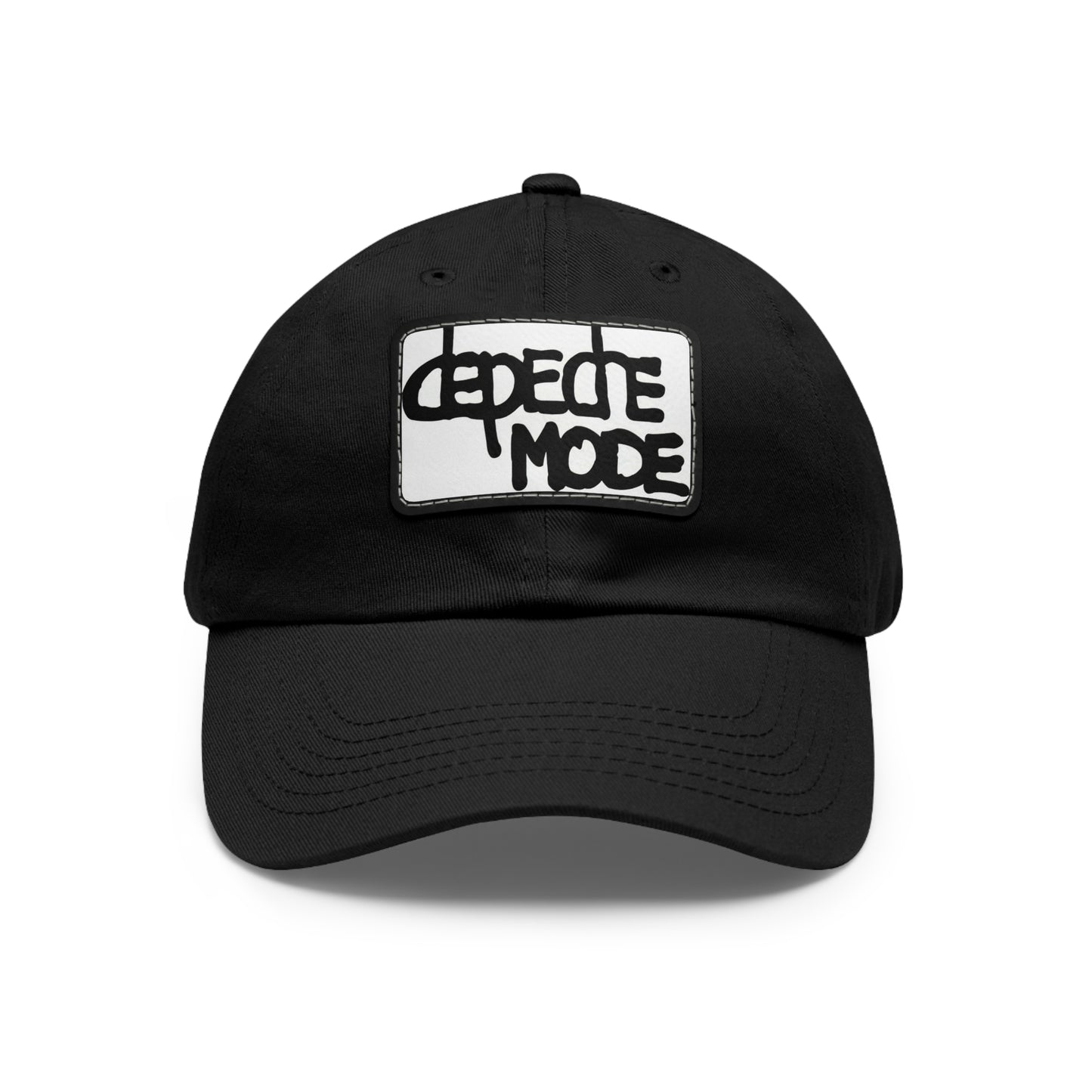 Depeche Mode Leather Patch Dad Cap