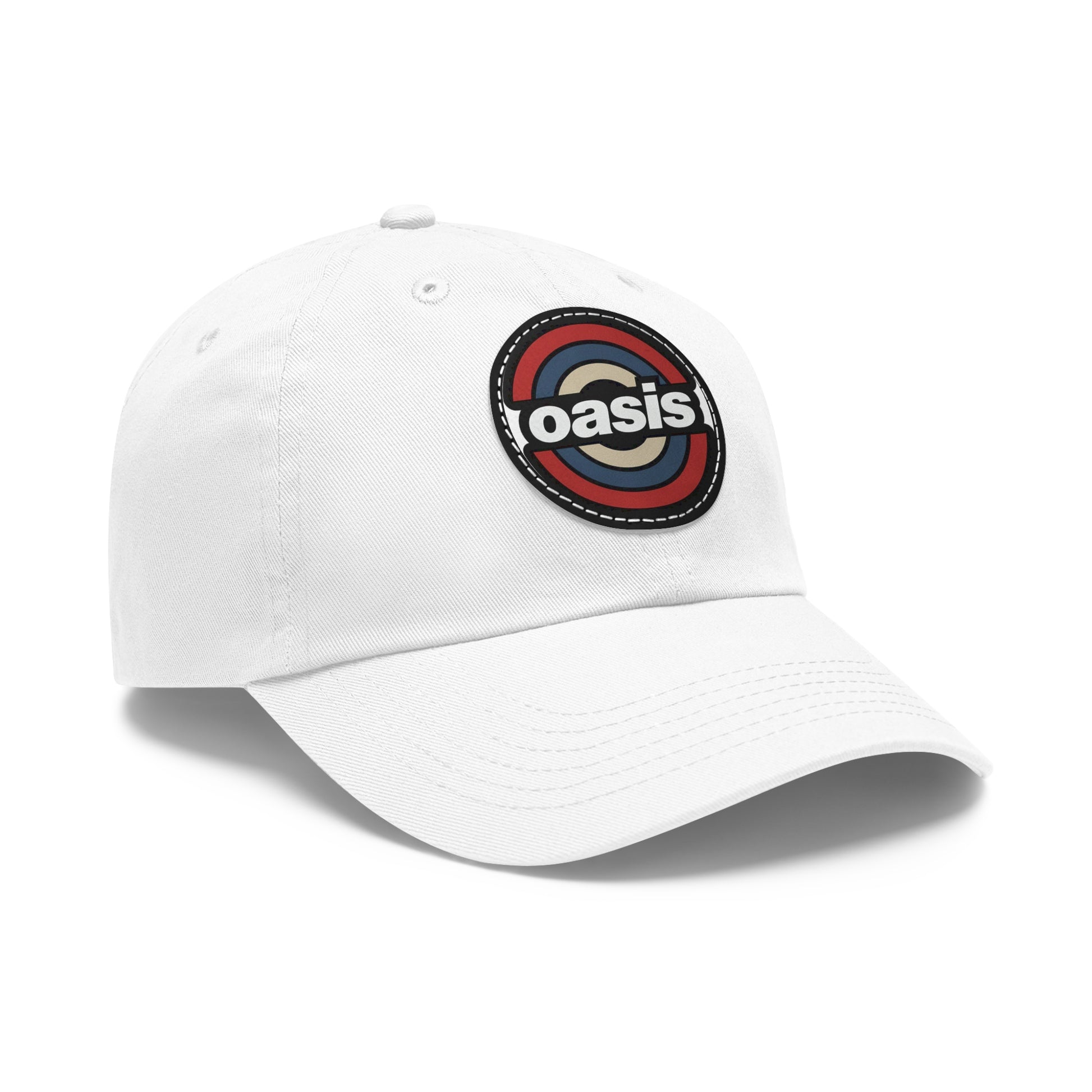 Oasis Logo Dad Cap with Leather Patch