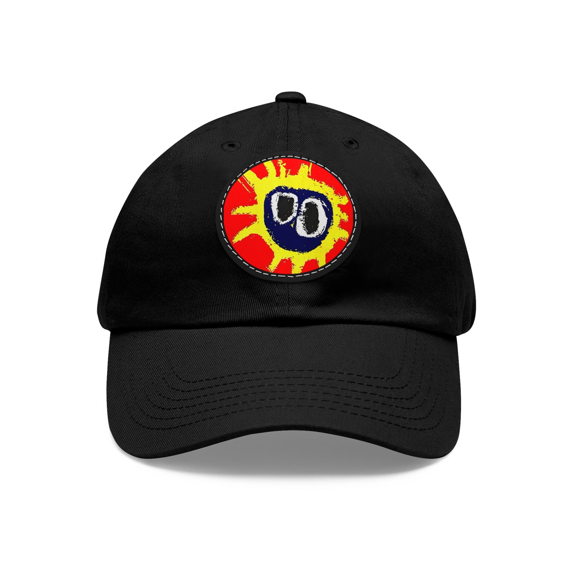 Primal Scream Screamadelica Leather Patch Dad Cap