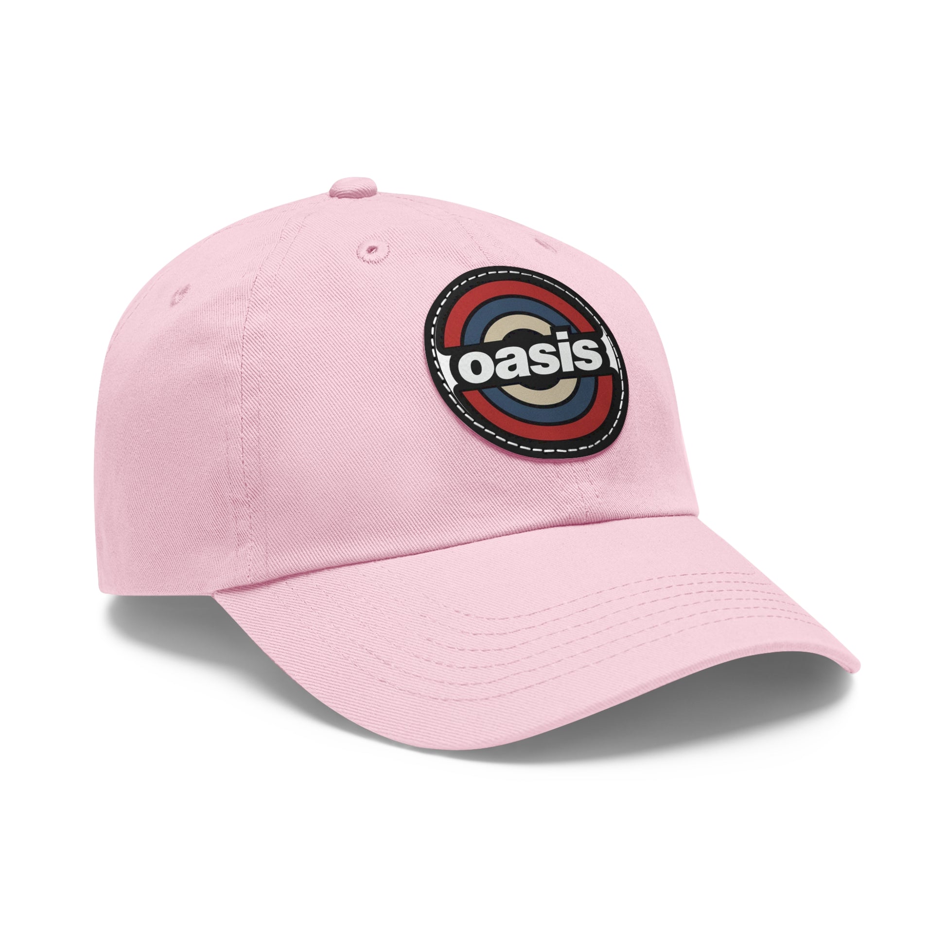 Oasis Logo Dad Cap with Leather Patch